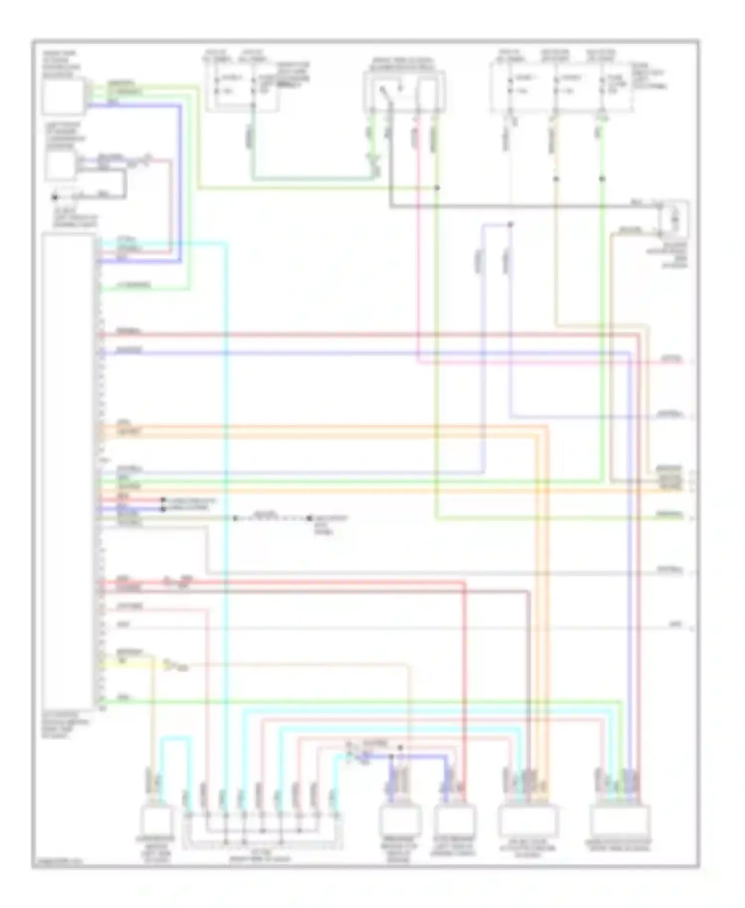 Wiring diagram computer data lines system for Subaru Legacy BM/BR facelift (2012-2014) (4 of 63)