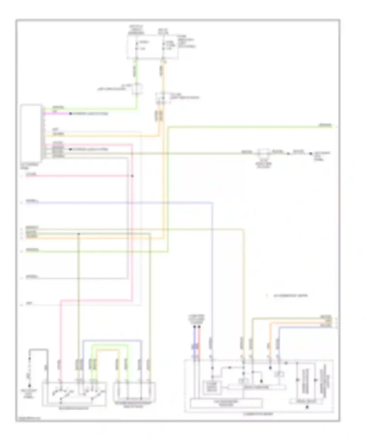 Wiring diagram drive circuit for Subaru Legacy BM/BR facelift (2012-2014) (2 of 17)
