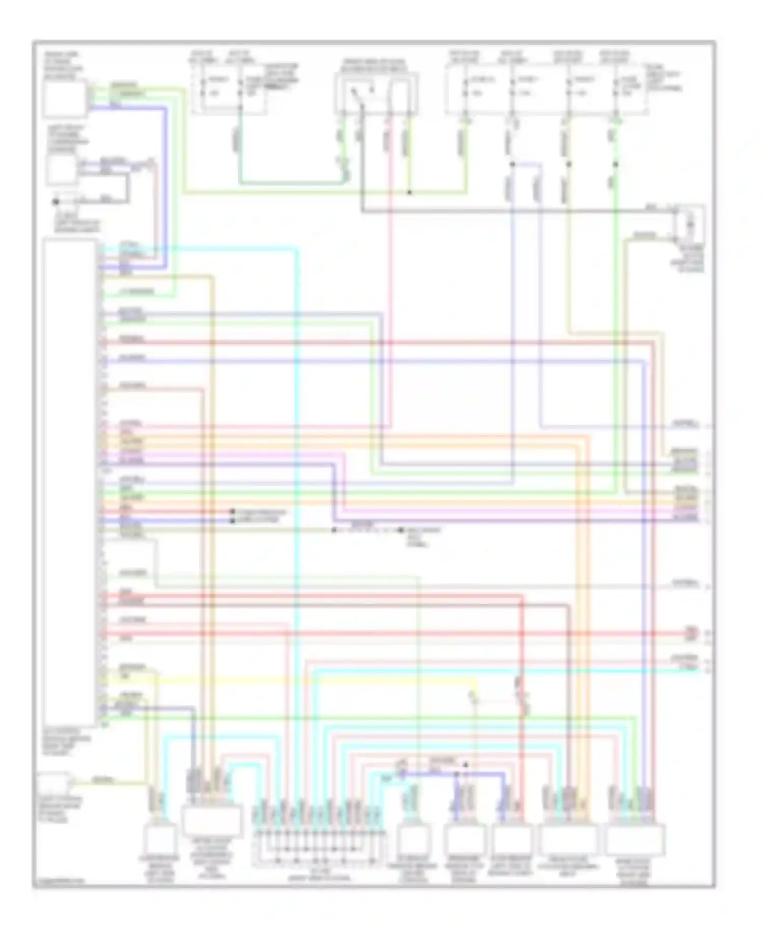 Wiring diagram fuse 4 for Subaru Legacy BM/BR facelift (2012-2014) (5 of 26)