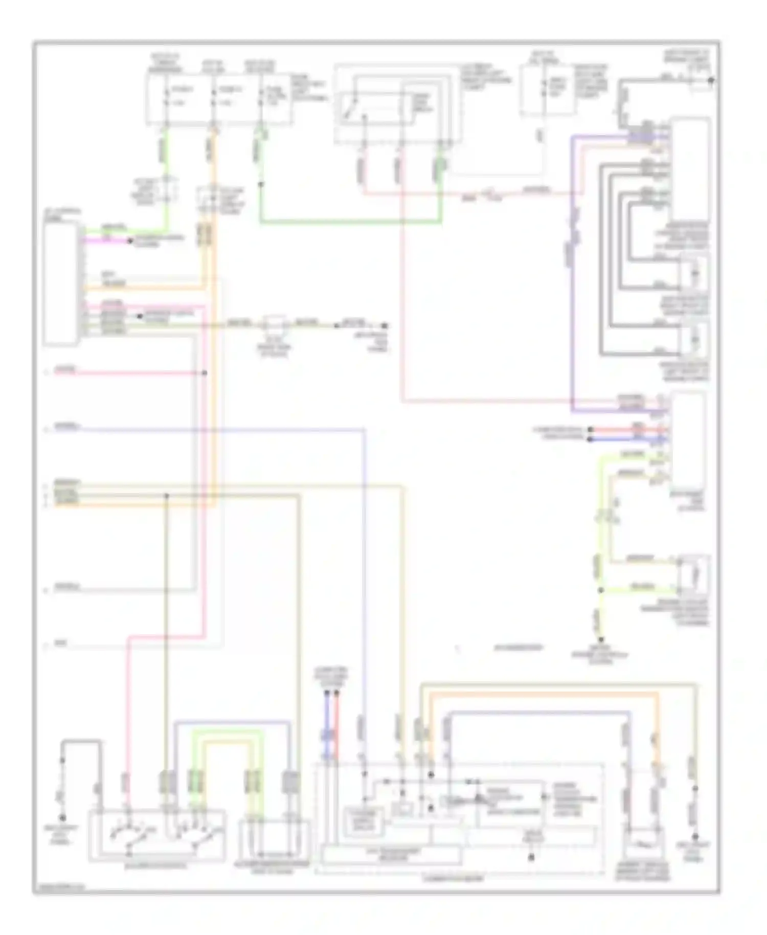 Wiring diagram i/f power supply circuit for Subaru Legacy BM/BR facelift (2012-2014) (1 of 1)