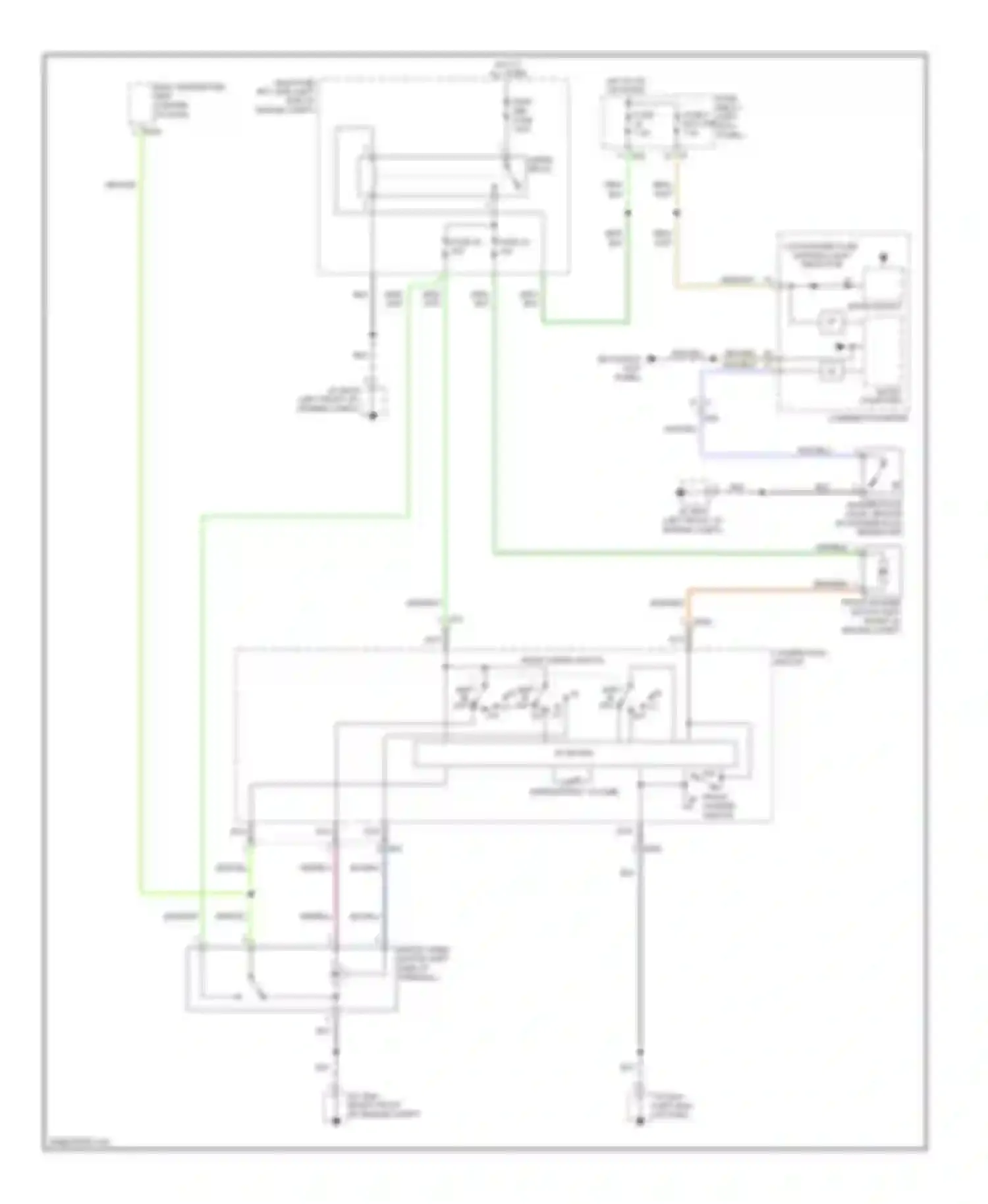 Wiring diagram main sbf fuse for Subaru Legacy BM/BR facelift (2012-2014) (4 of 9)