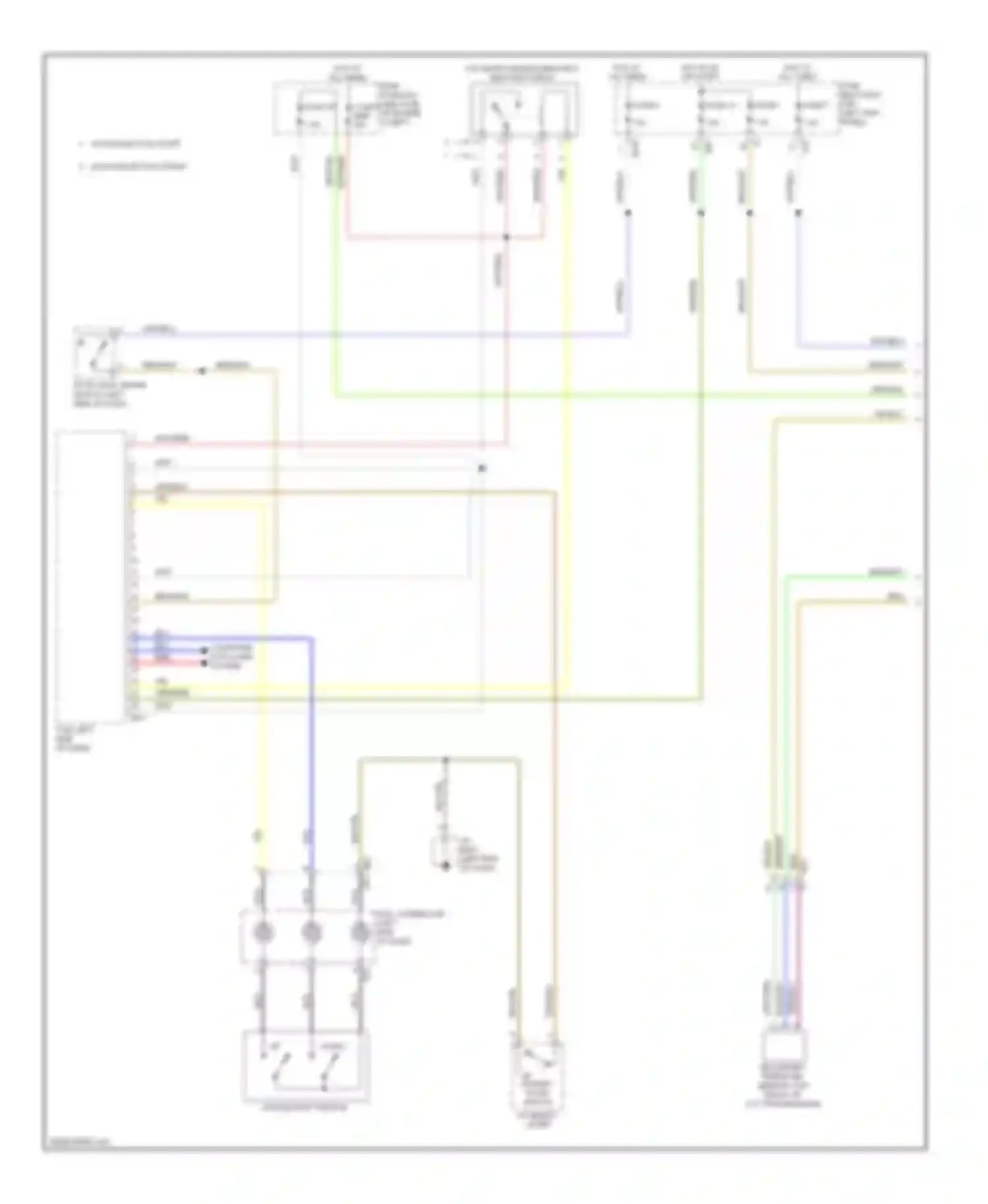 Wiring diagram org/blk for Subaru Legacy BM/BR facelift (2012-2014) (3 of 6)