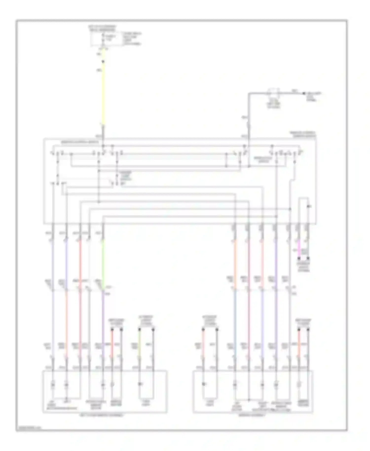 Wiring diagram remote control switch for Subaru Legacy BM/BR facelift (2012-2014) (2 of 2)