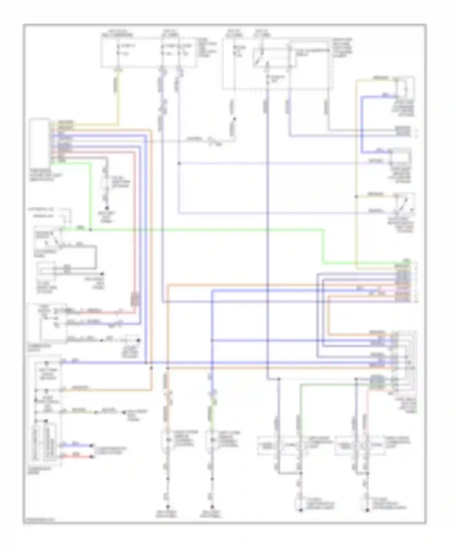 Wiring diagram right turn signal ind light for Subaru Legacy BM/BR facelift (2012-2014) (1 of 1)
