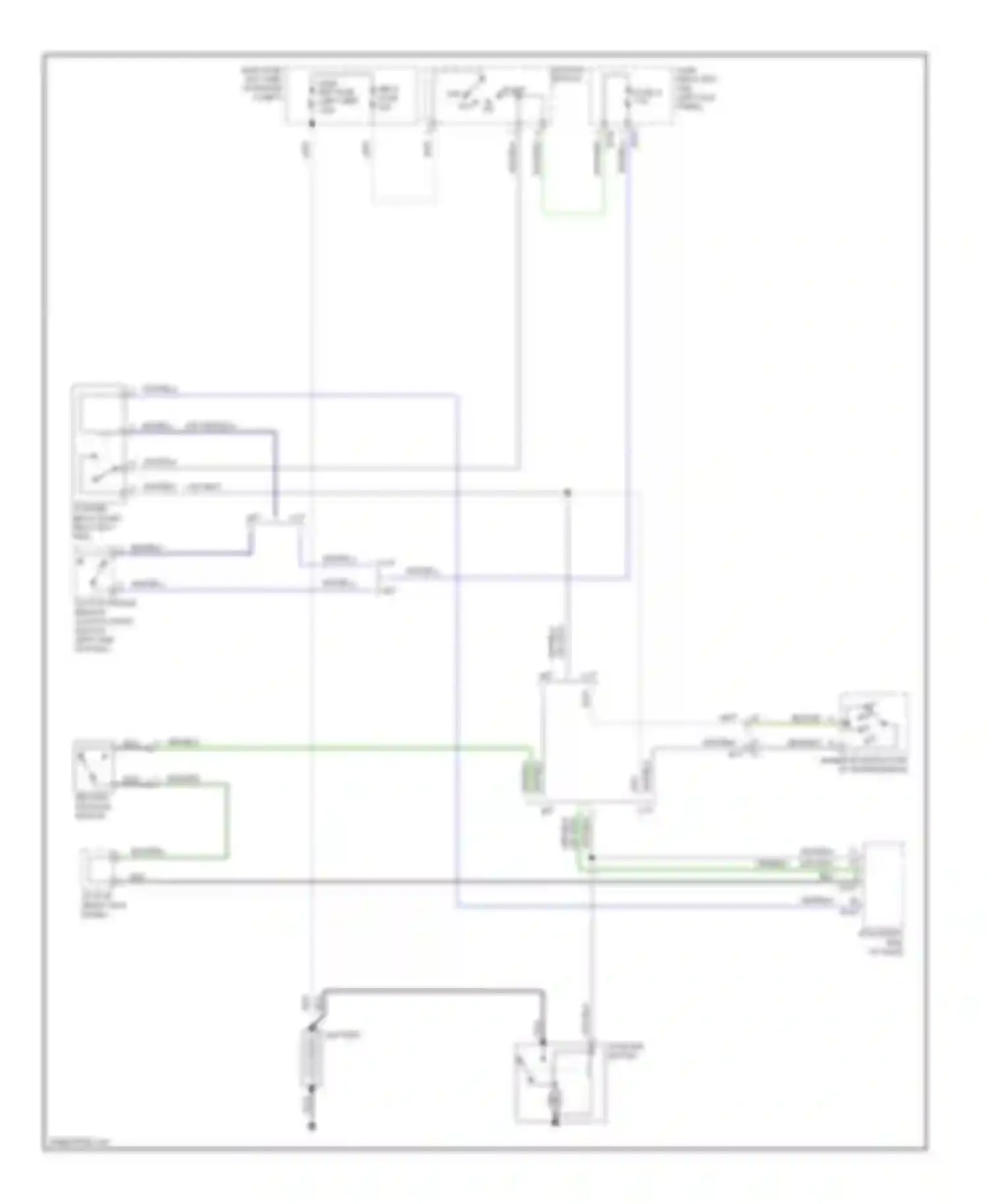 Wiring diagram sbf-5 fuse for Subaru Legacy BM/BR facelift (2012-2014) (1 of 4)