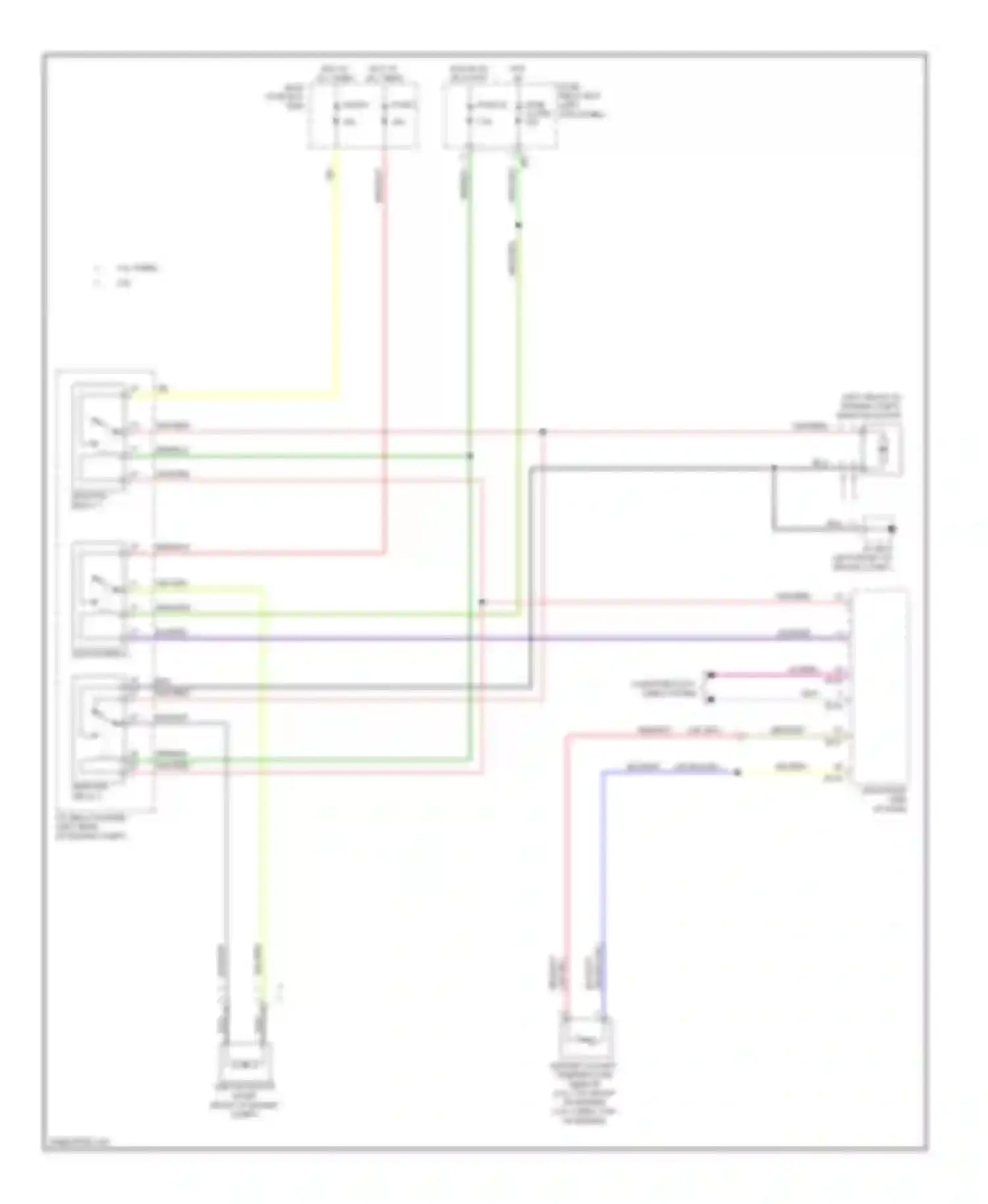 Legacy Subaru BM/BR (2009-2012): 2.5l turbo, cooling fan circuit