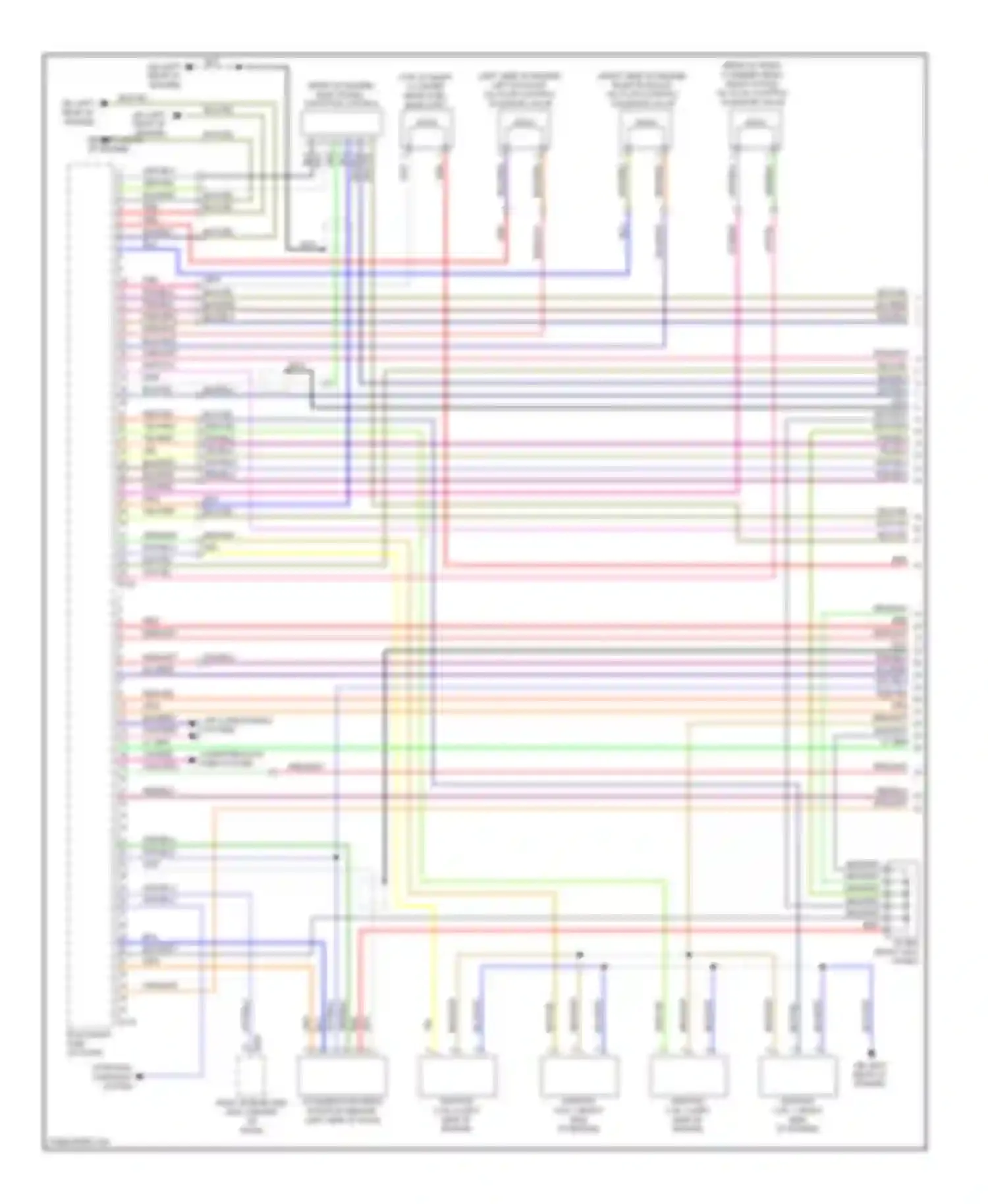 Legacy Subaru BM/BR (2009-2012): Wiring diagram engine performance 2.5l turbo (1 of 5)