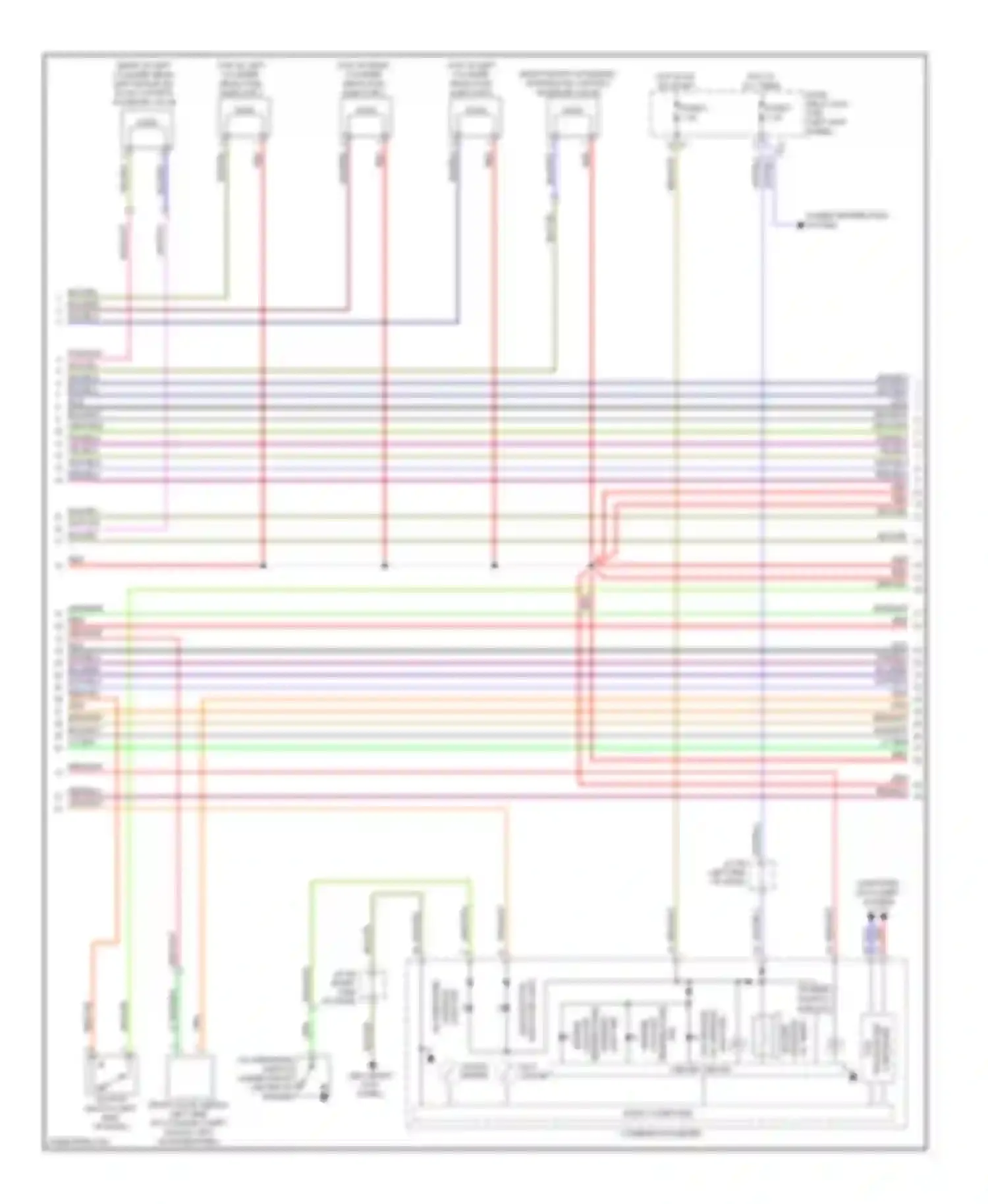 Legacy Subaru BM/BR (2009-2012): Wiring diagram engine performance 2.5l turbo (2 of 5)