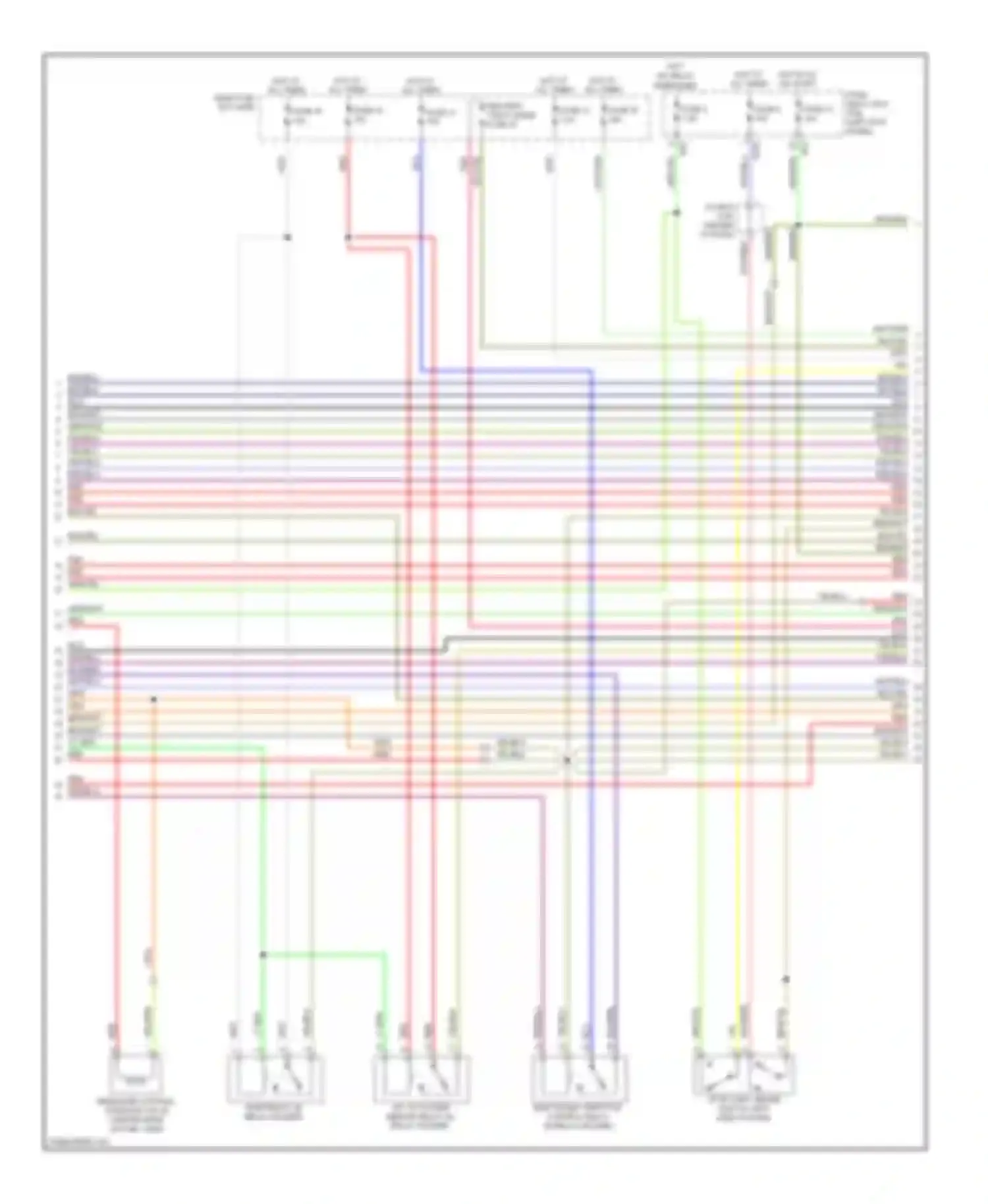 Legacy Subaru BM/BR (2009-2012): Wiring diagram engine performance 2.5l turbo (3 of 5)