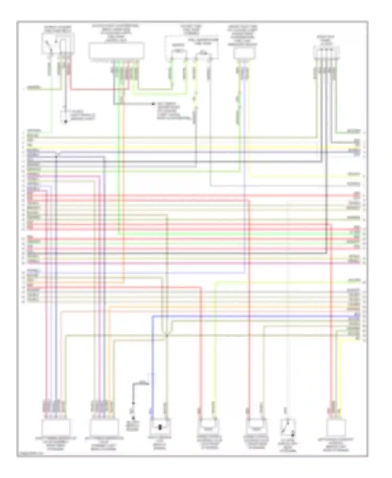 Legacy Subaru BM/BR (2009-2012): Wiring diagram engine performance 2.5l turbo (4 of 5)