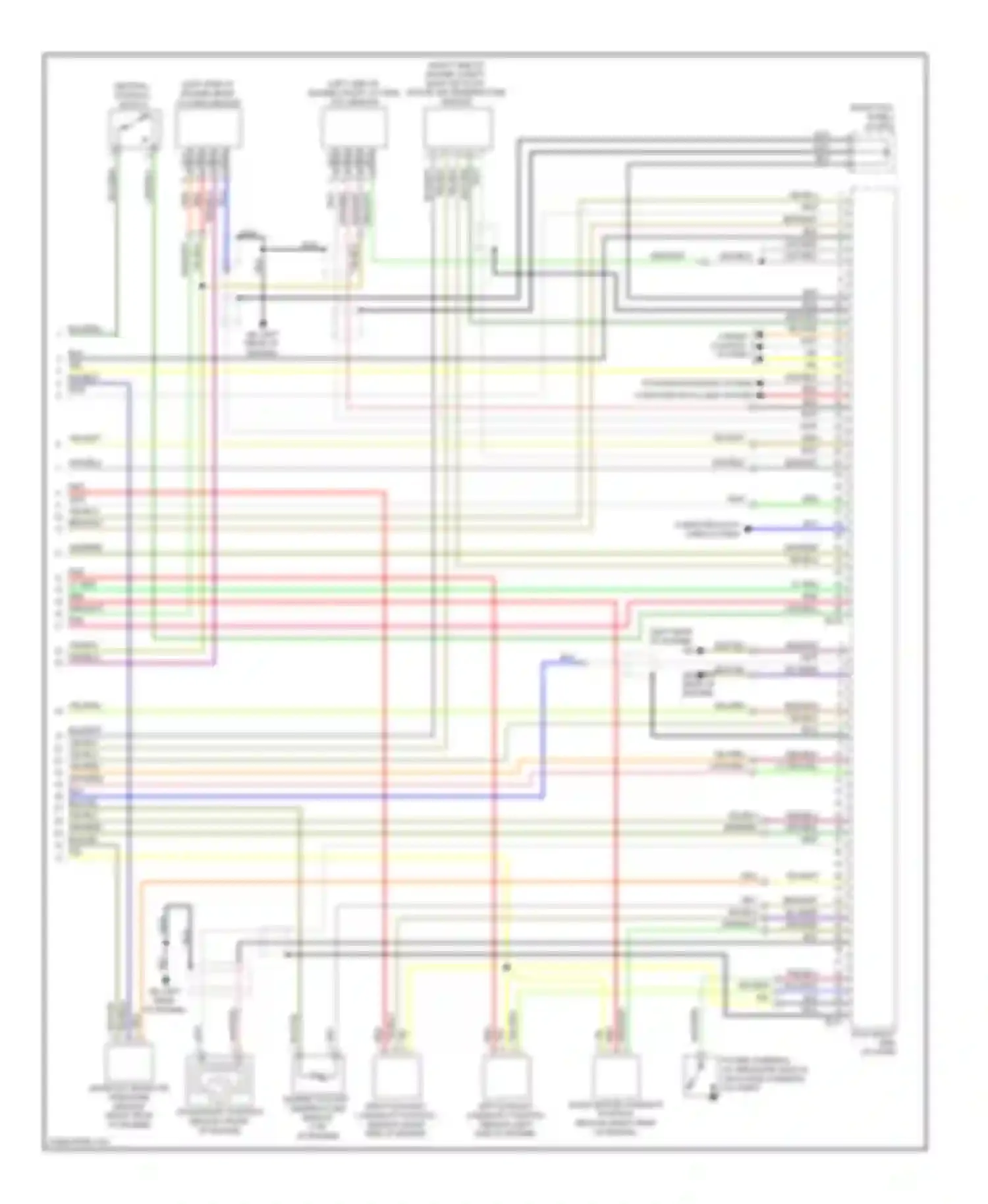 Legacy Subaru BM/BR (2009-2012): Wiring diagram engine performance 2.5l turbo (5 of 5)