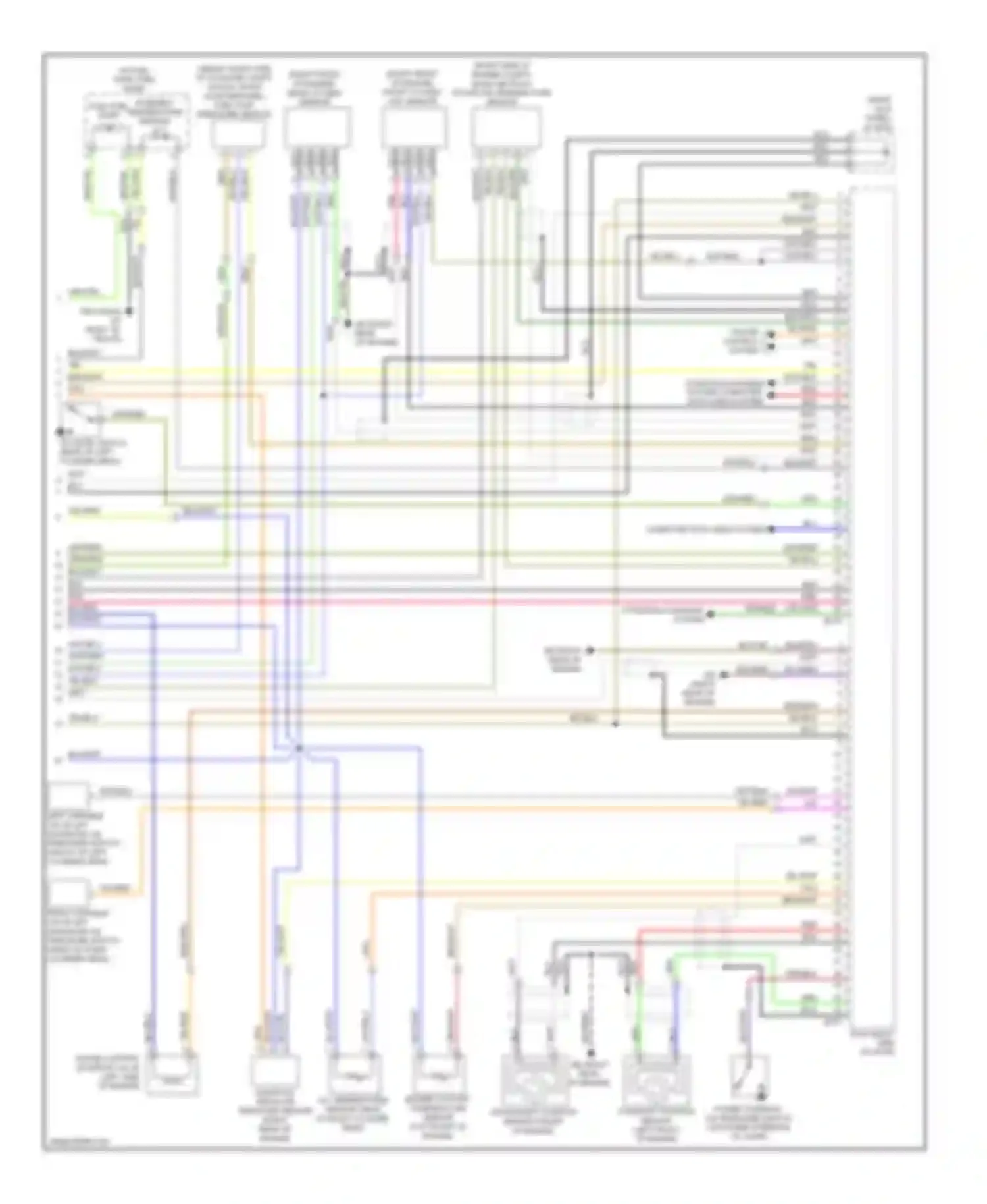 Legacy Subaru BM/BR (2009-2012): Wiring diagram engine performance 2.5l (4 of 4)