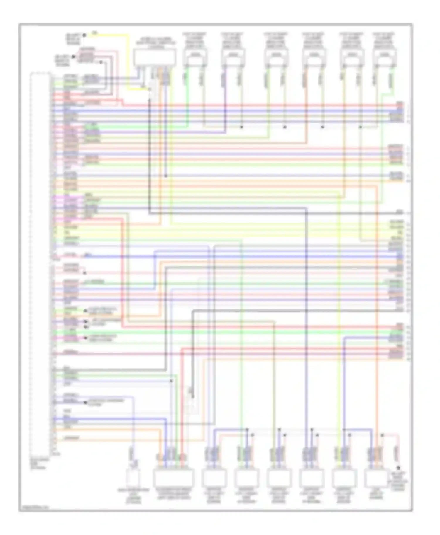 Legacy Subaru BM/BR (2009-2012): Wiring diagram engine performance 3.6l (1 of 5)