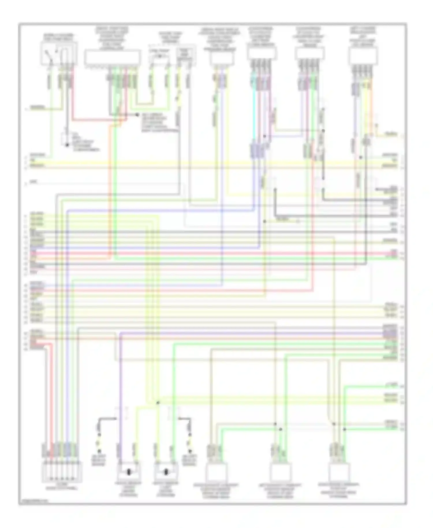 Legacy Subaru BM/BR (2009-2012): Wiring diagram engine performance 3.6l (4 of 5)