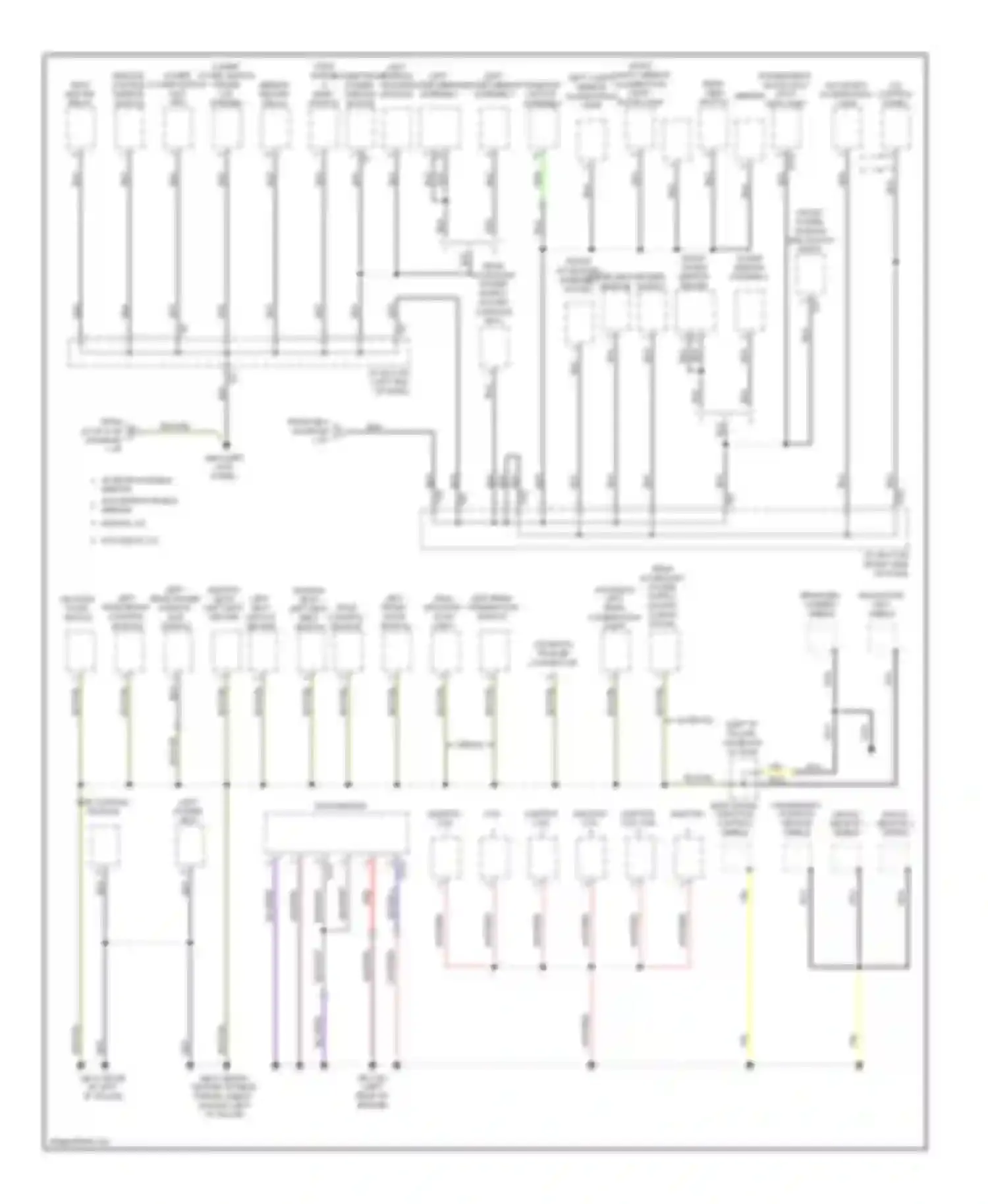 Legacy Subaru BM/BR (2009-2012): Ground distribution circuit (2 of 3)