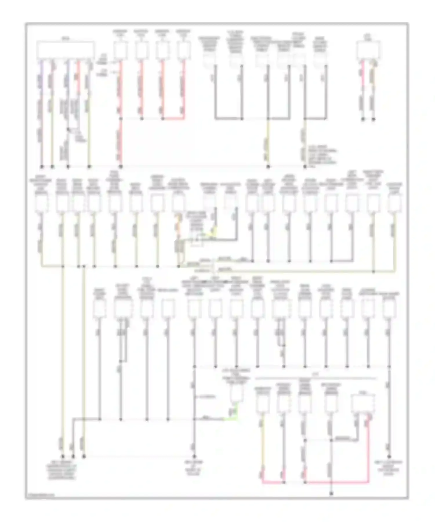 Legacy Subaru BM/BR (2009-2012): Ground distribution circuit (3 of 3)