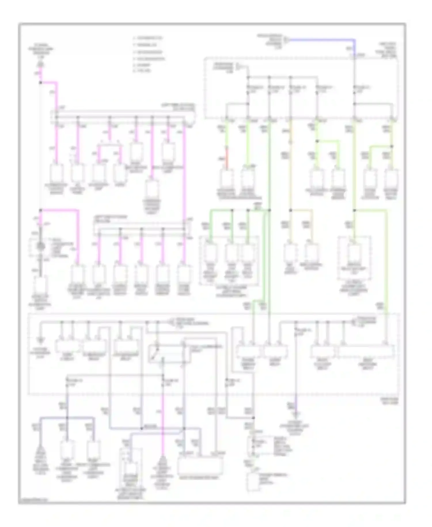Legacy Subaru BM/BR (2009-2012): Power distribution circuit (3 of 5)