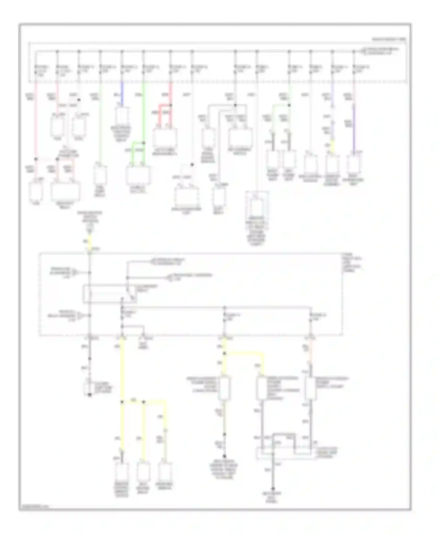 Legacy Subaru BM/BR (2009-2012): Power distribution circuit (4 of 5)