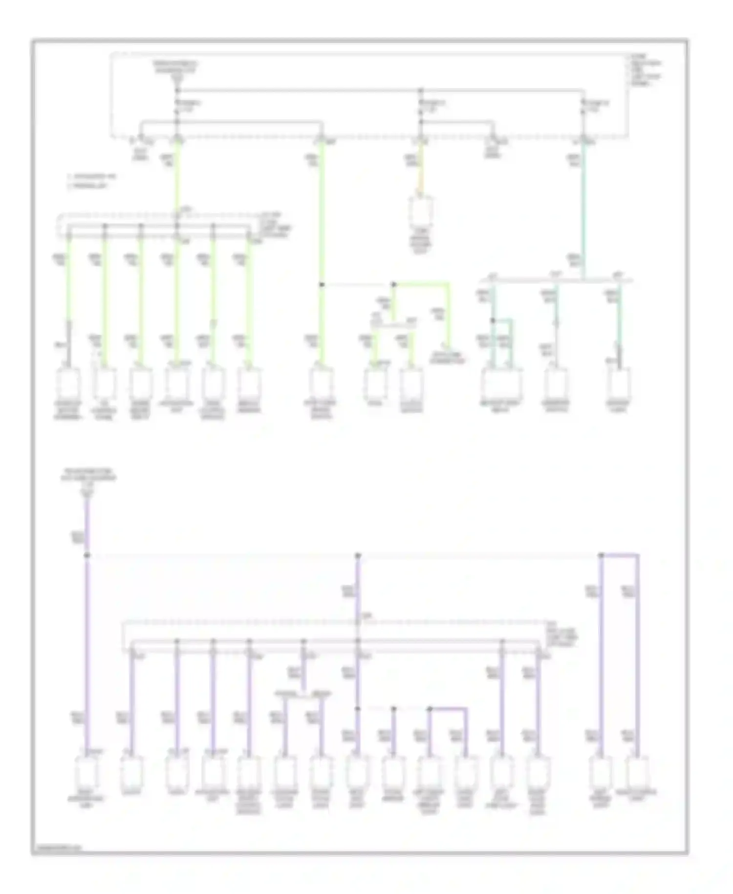 Legacy Subaru BM/BR (2009-2012): Power distribution circuit (5 of 5)