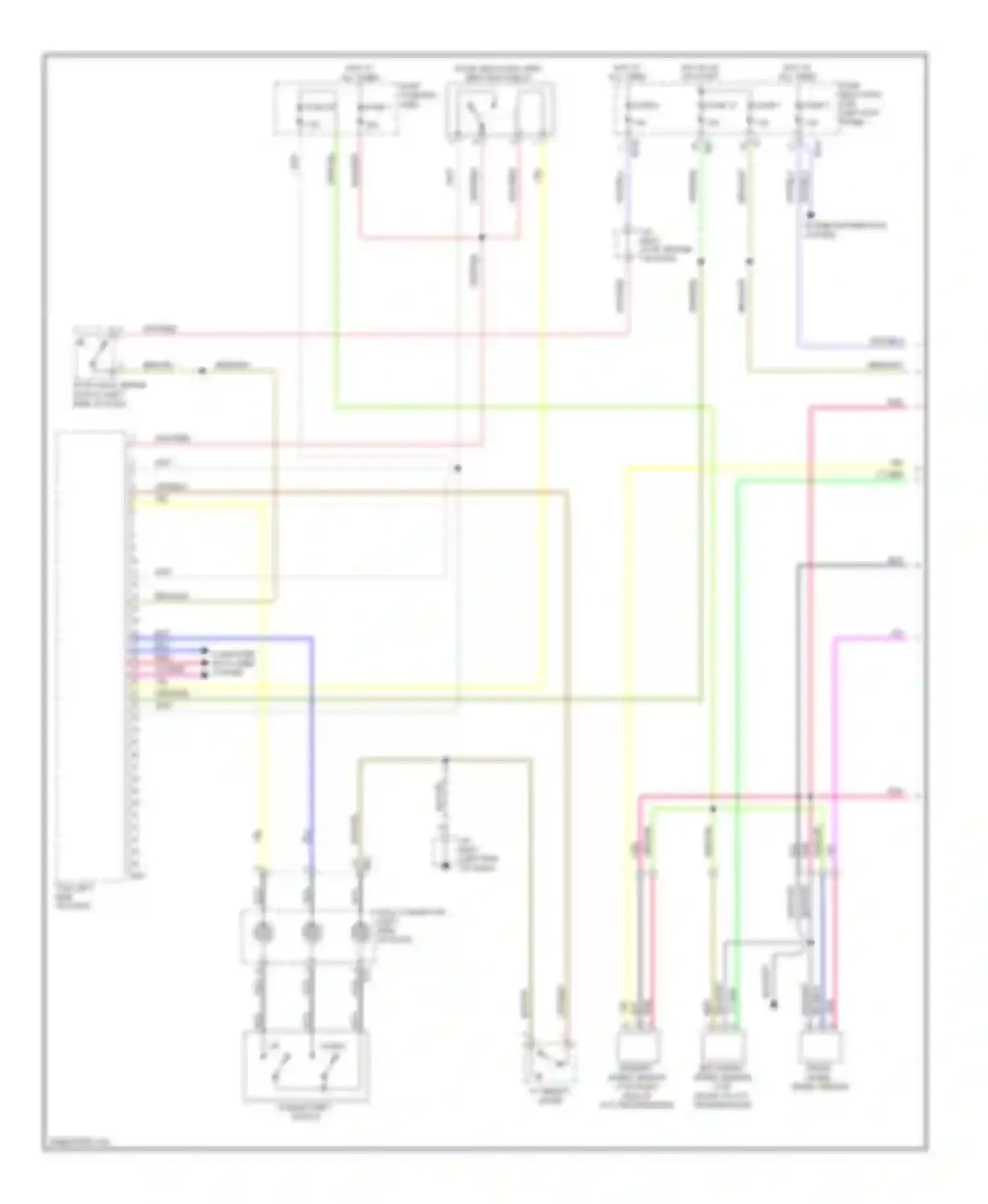Legacy Subaru BM/BR (2009-2012): Cvt circuit (1 of 2)