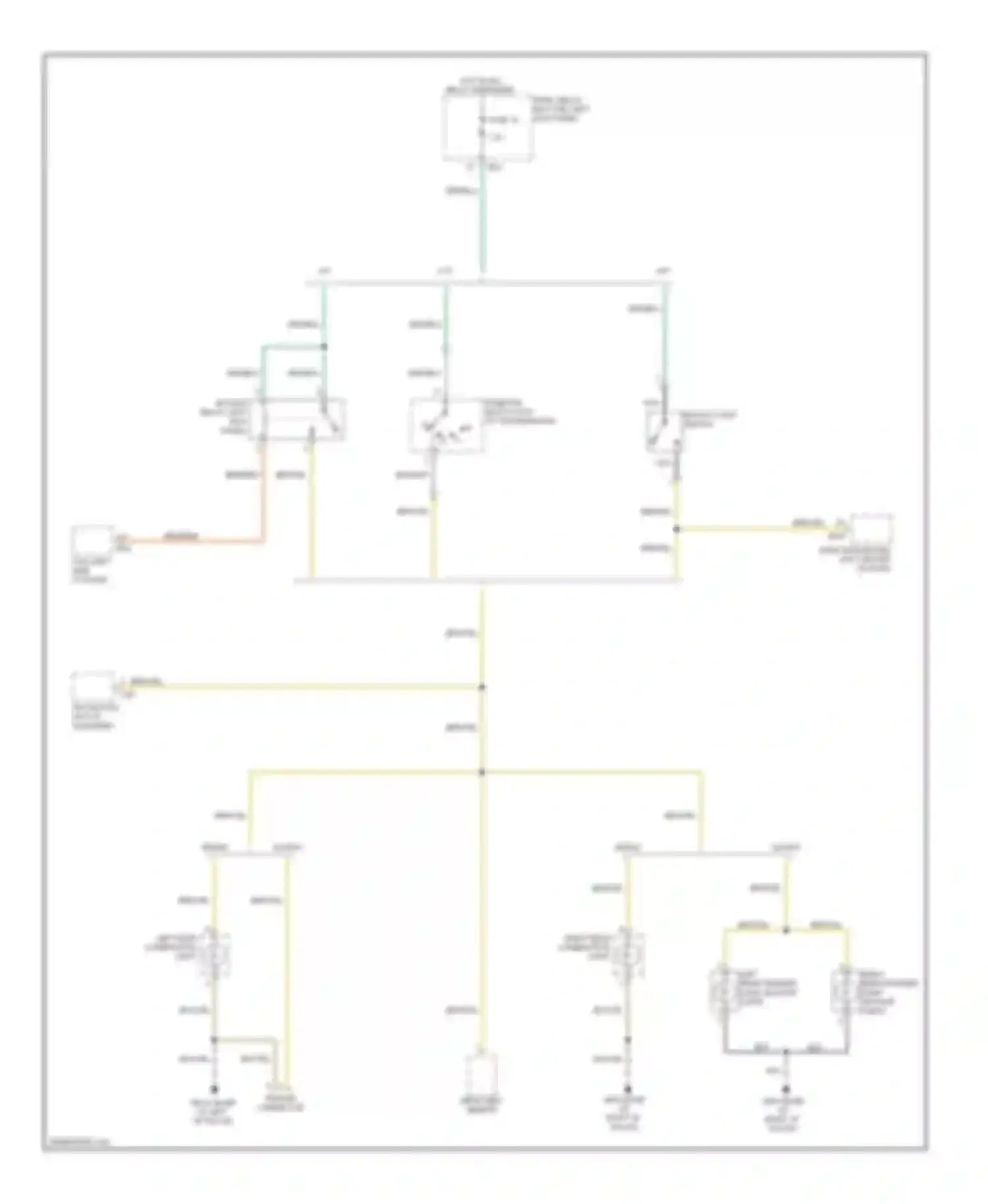 Wiring diagram backup light switch for Subaru Legacy BM/BR (2009-2012) (2 of 2)