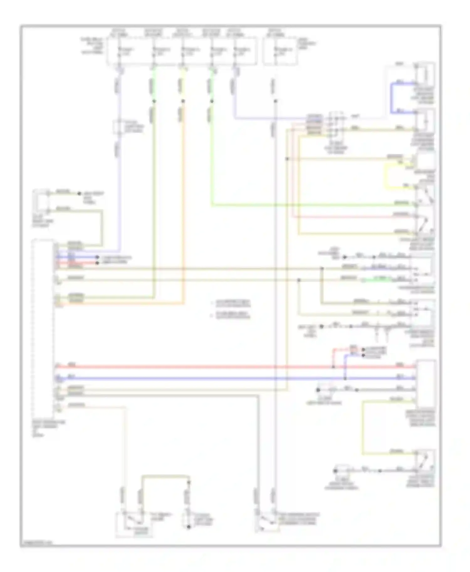 Wiring diagram blk for Subaru Legacy BM/BR (2009-2012) (72 of 95)