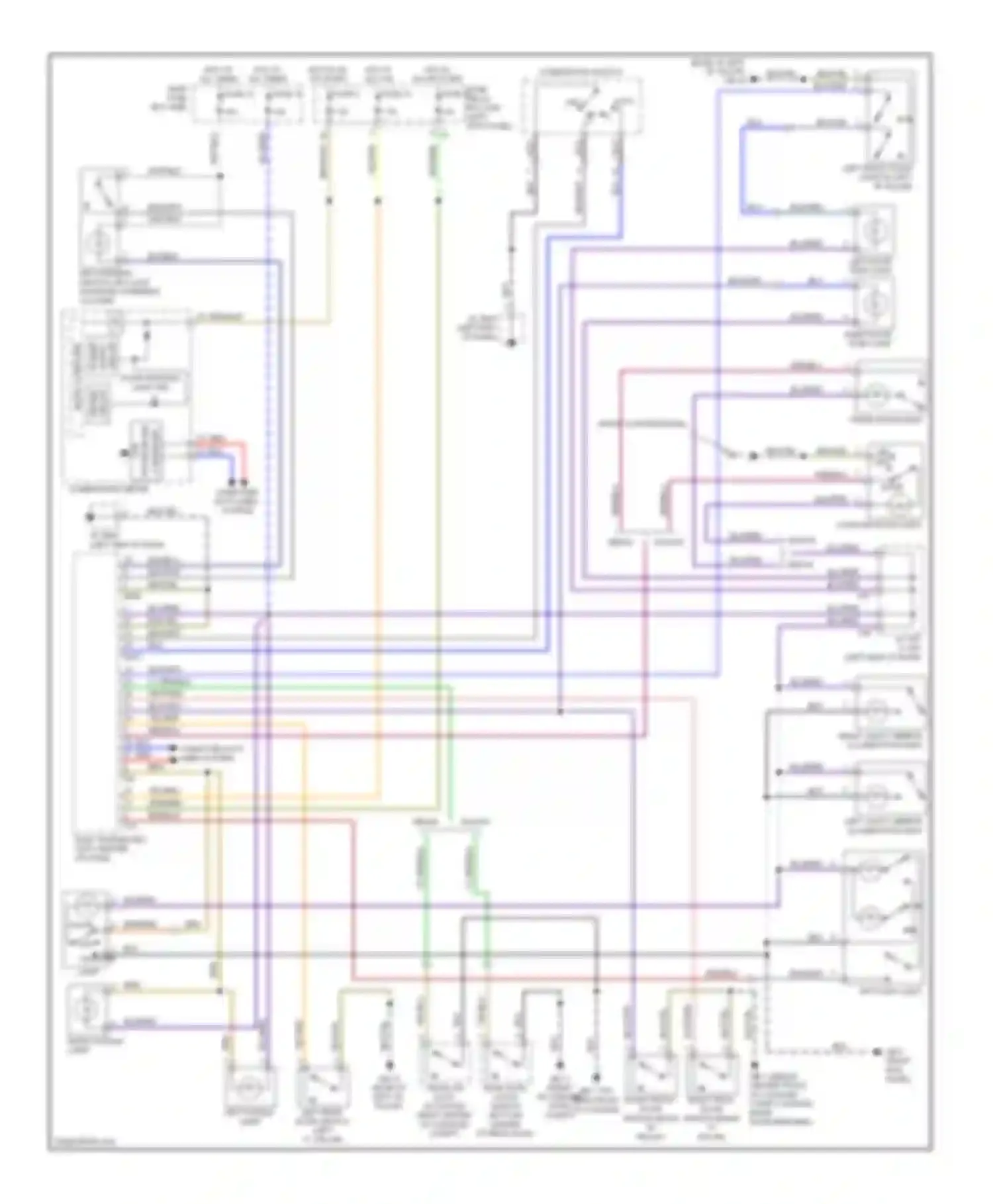 Wiring diagram blk/wht for Subaru Legacy BM/BR (2009-2012) (42 of 67)
