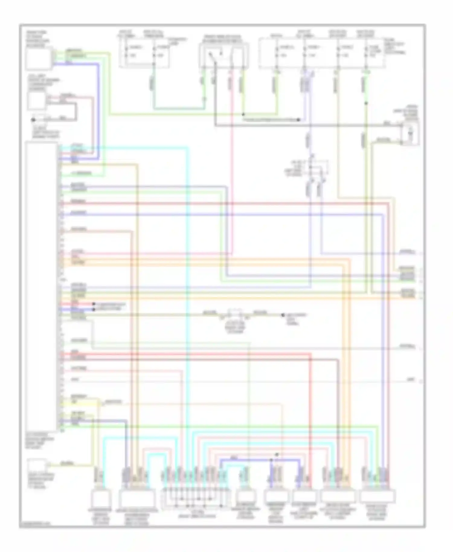 Wiring diagram blu/wht for Subaru Legacy BM/BR (2009-2012) (1 of 43)