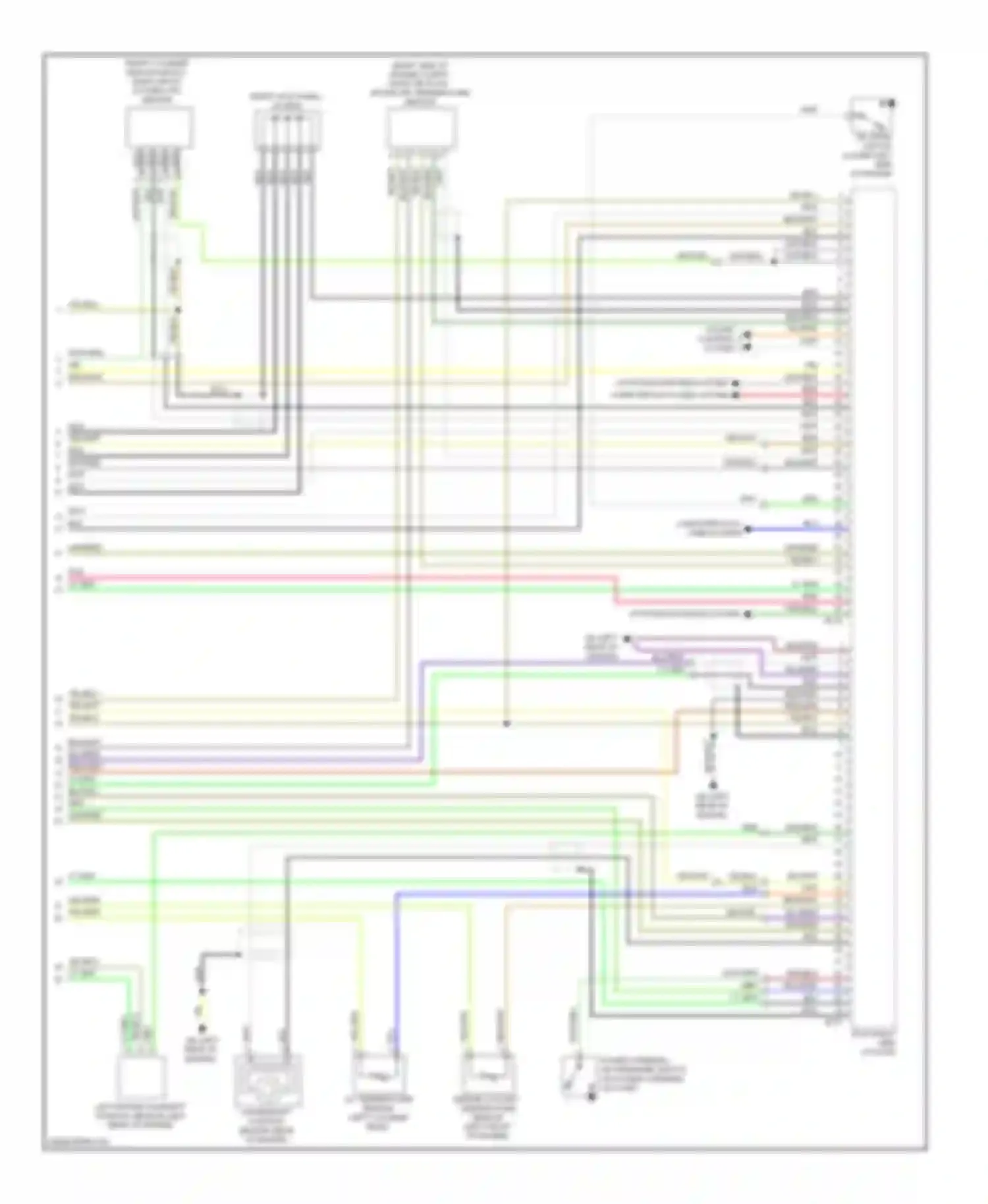 Wiring diagram cruise control for Subaru Legacy BM/BR (2009-2012) (1 of 1)