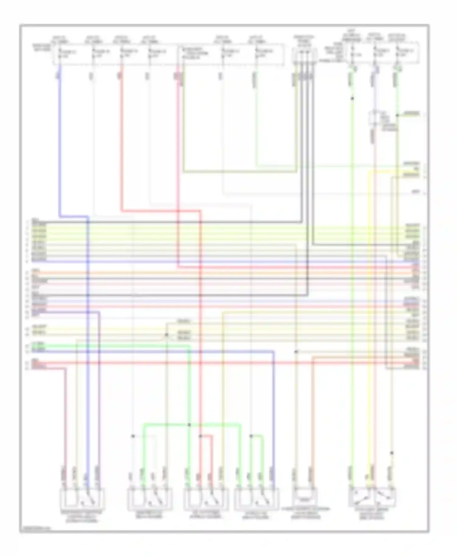 Wiring diagram hot w/ for Subaru Legacy BM/BR (2009-2012) (4 of 4)