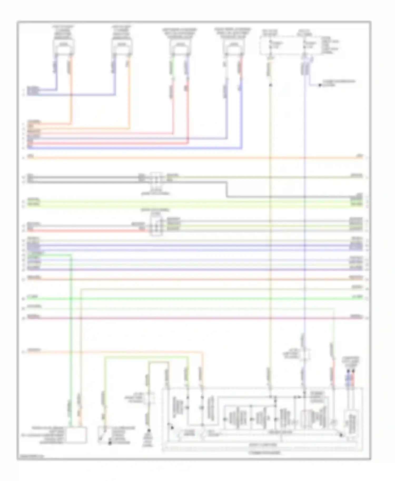 Wiring diagram micro computer for Subaru Legacy BM/BR (2009-2012) (10 of 26)