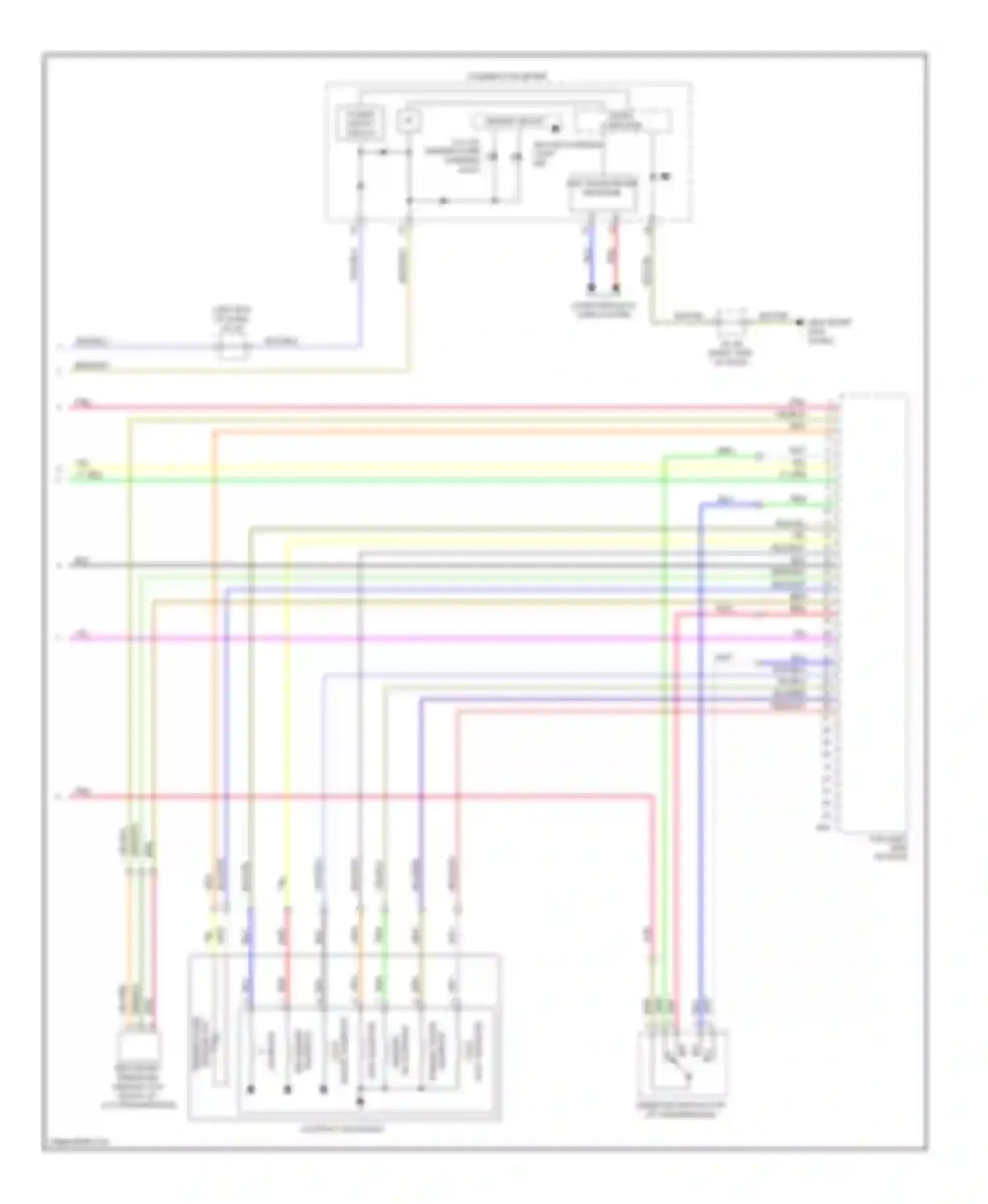 Wiring diagram primary down solenoid for Subaru Legacy BM/BR (2009-2012) (1 of 1)