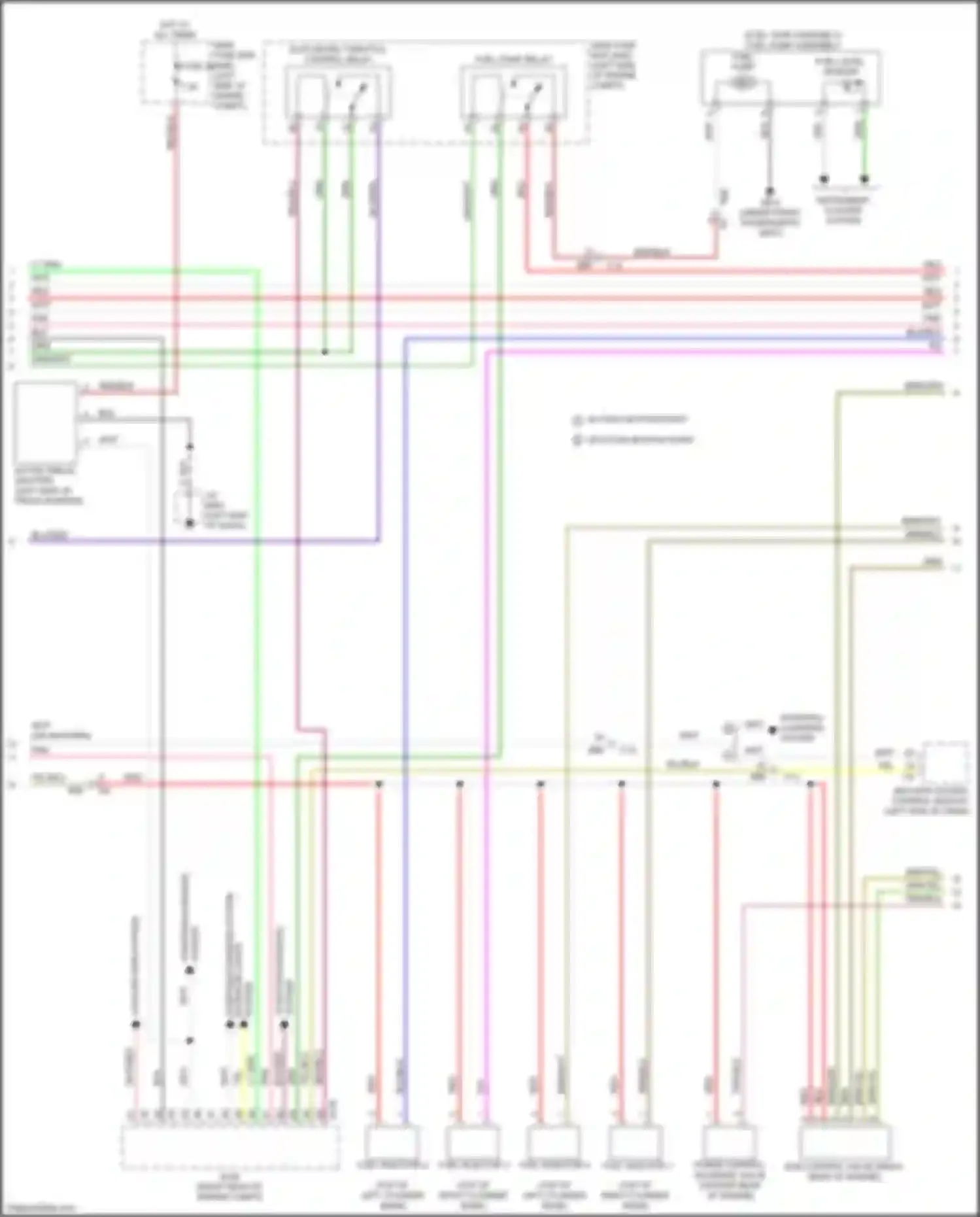 Legacy Subaru BN/BS facelift (2017-2020): Wiring diagram engine performance 2.5l (2 of 5)