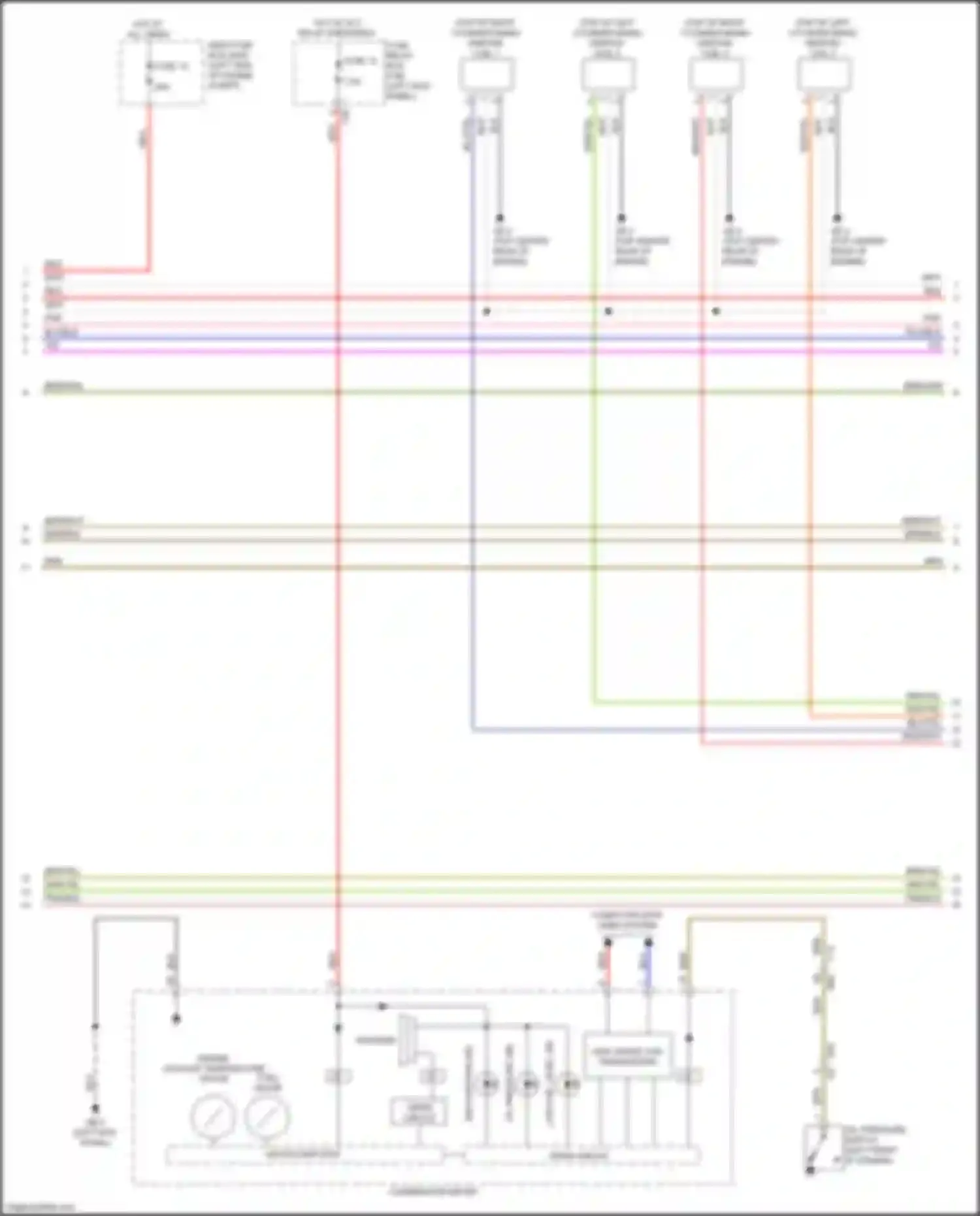Legacy Subaru BN/BS facelift (2017-2020): Wiring diagram engine performance 2.5l (3 of 5)