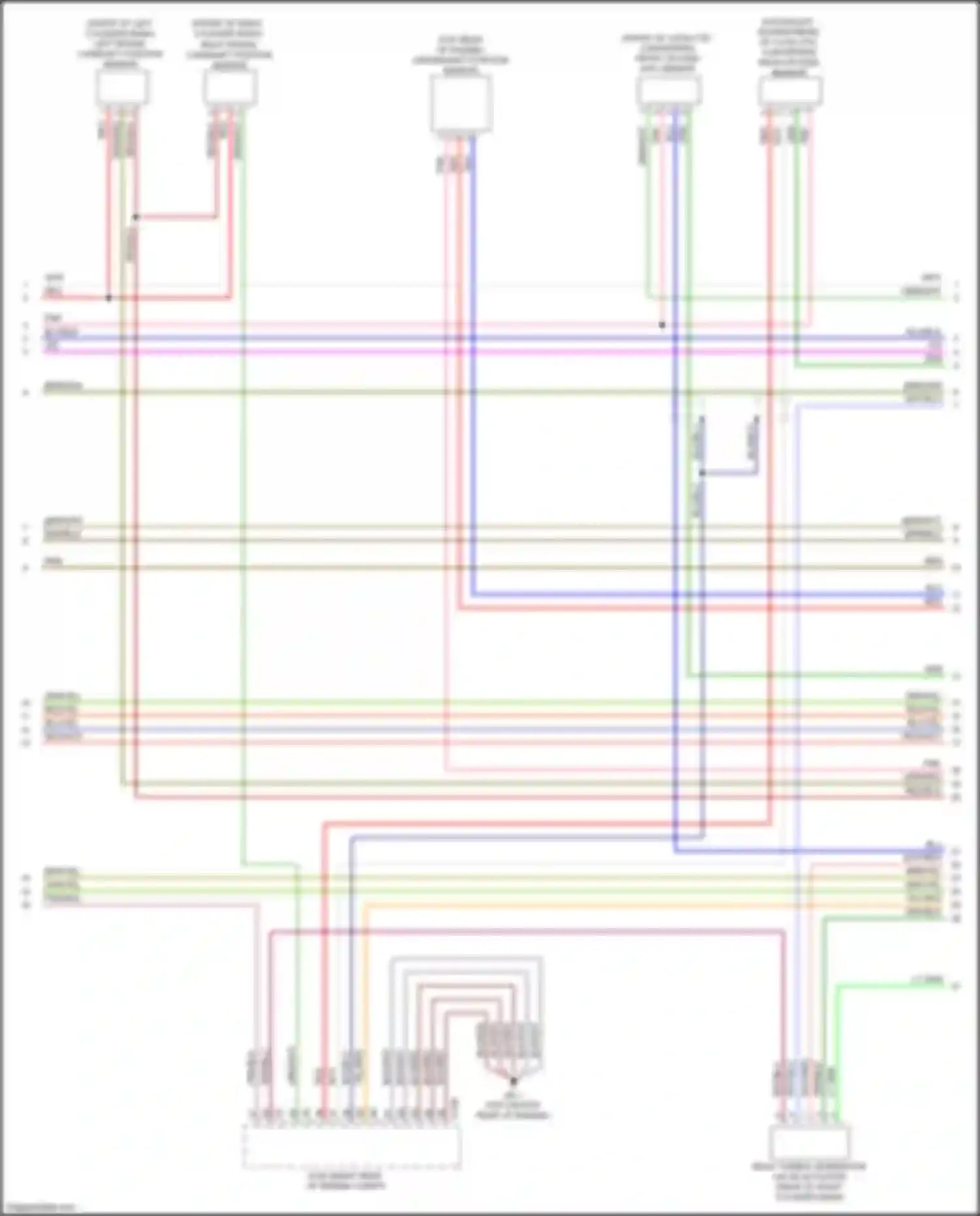 Legacy Subaru BN/BS facelift (2017-2020): Wiring diagram engine performance 2.5l (4 of 5)