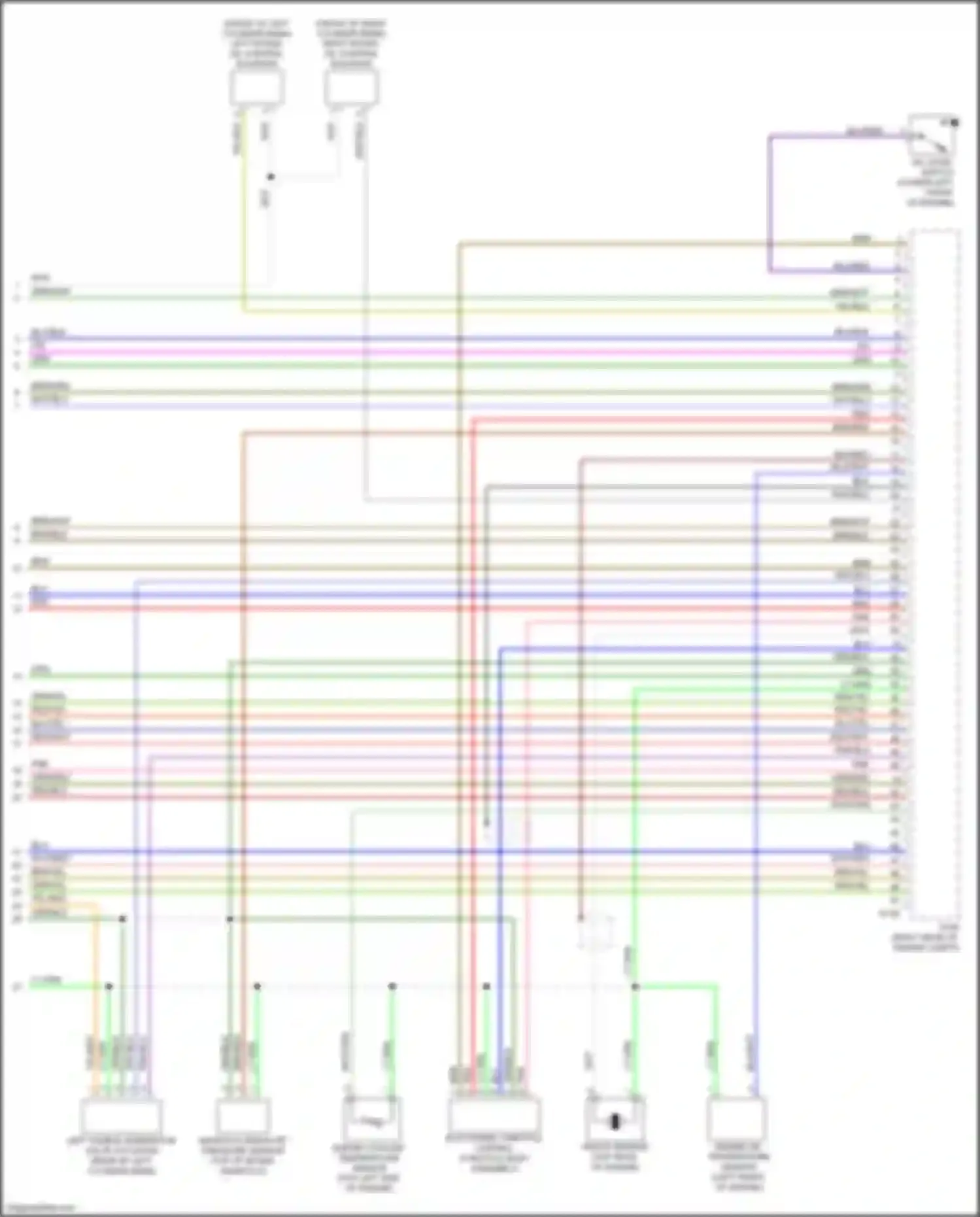 Legacy Subaru BN/BS facelift (2017-2020): Wiring diagram engine performance 2.5l (5 of 5)