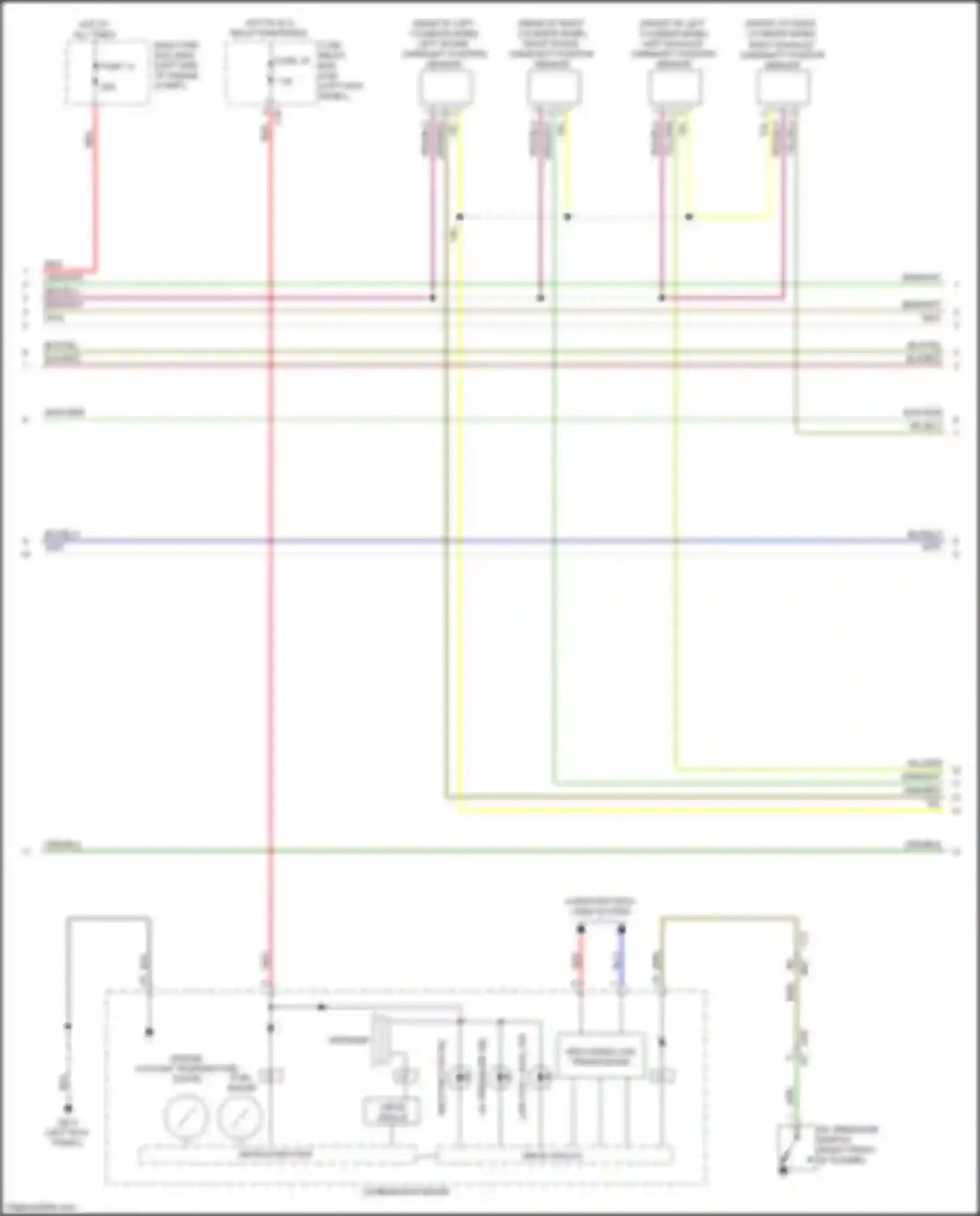 Legacy Subaru BN/BS facelift (2017-2020): Wiring diagram engine performance 3.6l (3 of 6)