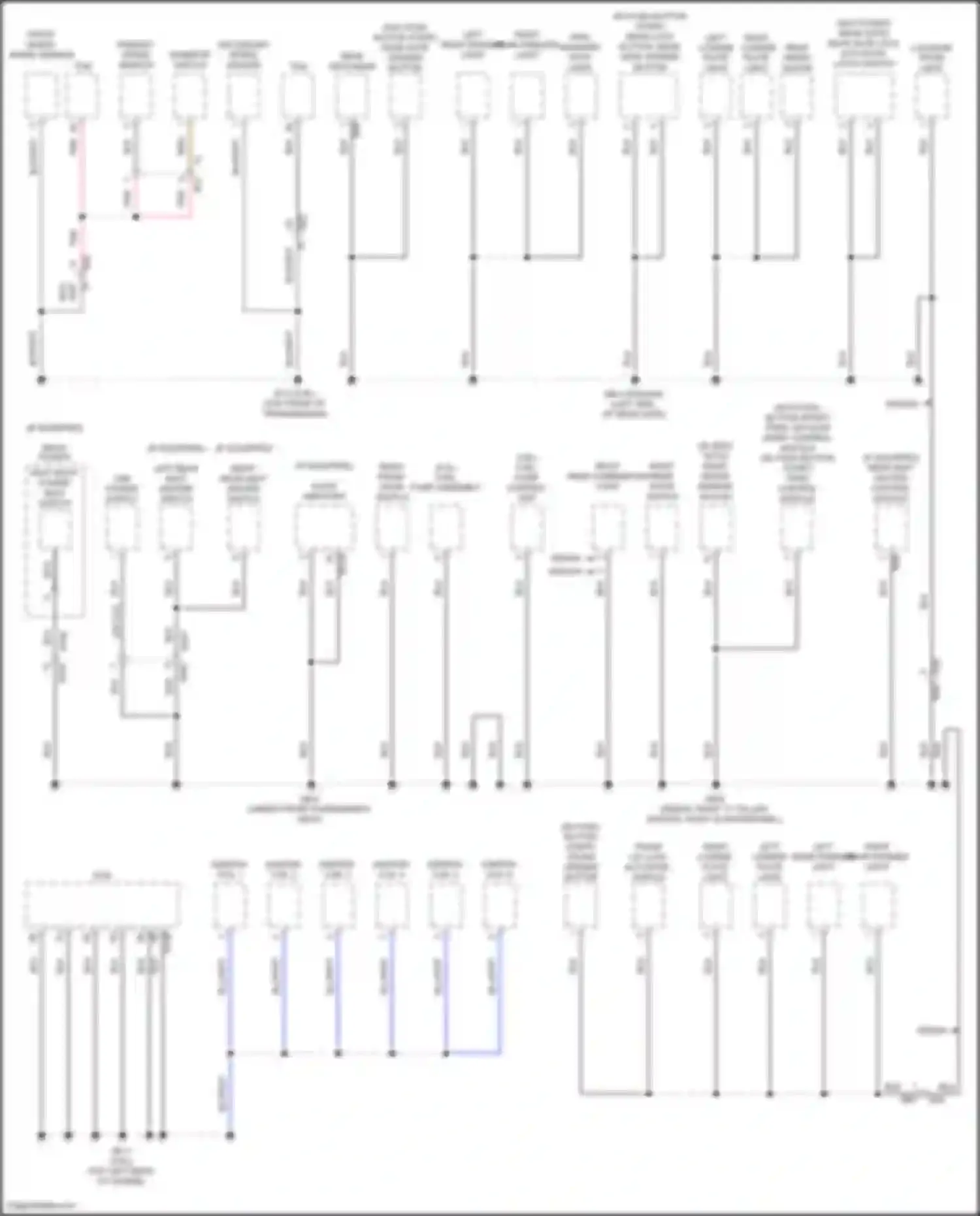 Legacy Subaru BN/BS facelift (2017-2020): Ground distribution circuit (4 of 4)