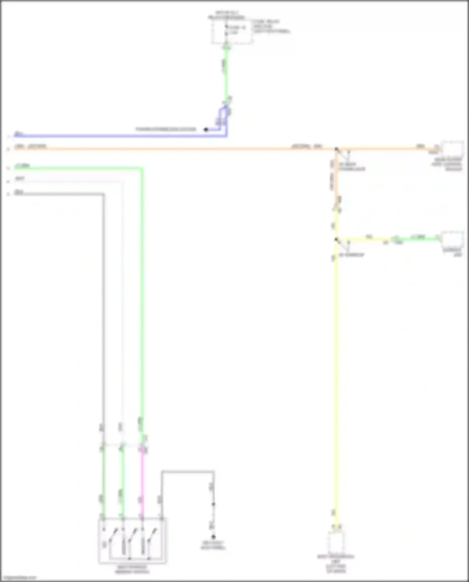 Legacy Subaru BN/BS facelift (2017-2020): Memory systems circuit (2 of 2)