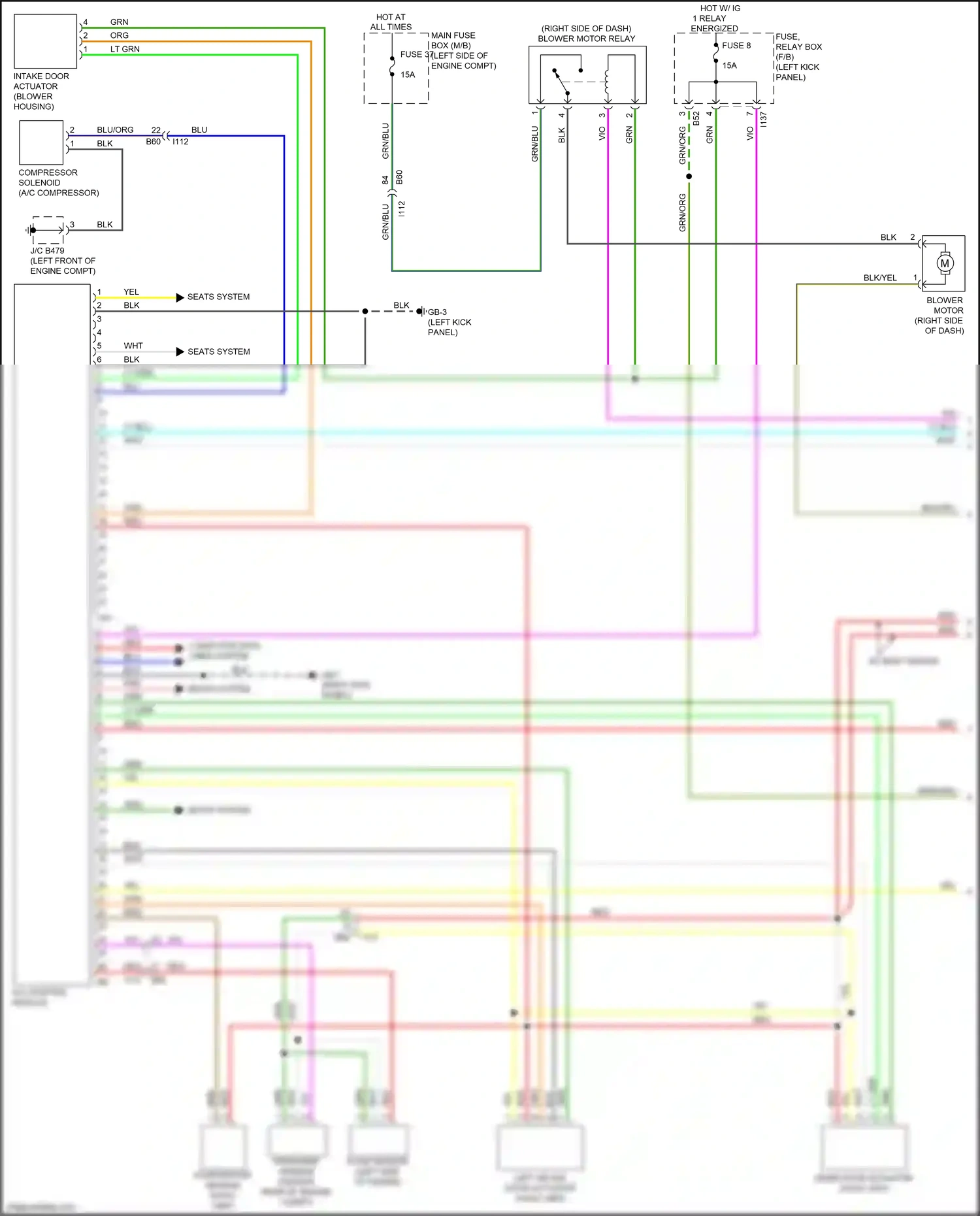Subaru Legacy BN/BS facelift (2017-2020) computer data lines system wiring diagram  (61 of 77)