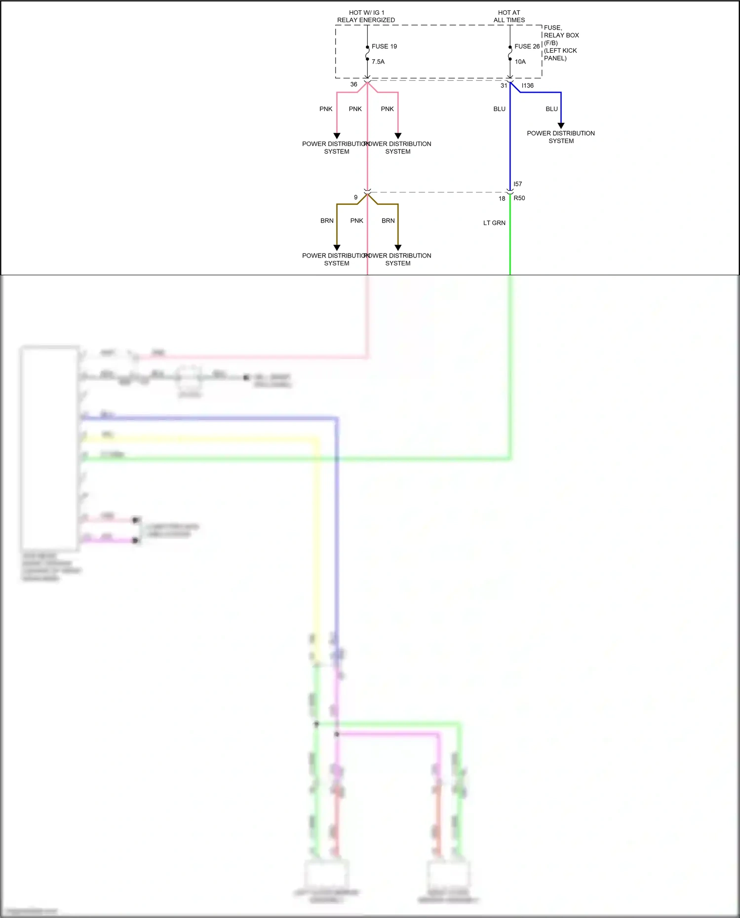 Subaru Legacy BN/BS facelift (2017-2020) computer data lines system wiring diagram  (33 of 77)