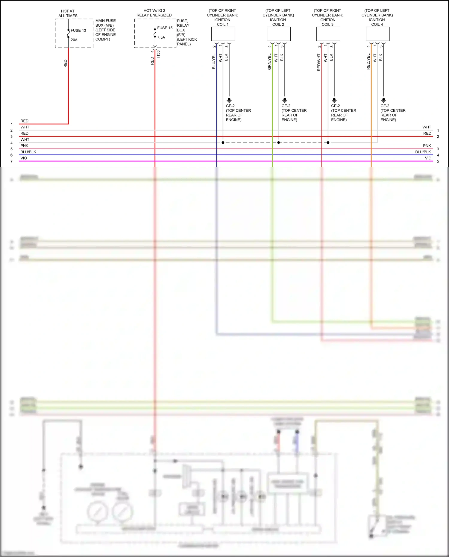Subaru Legacy BN/BS facelift (2017-2020) computer data lines system wiring diagram  (70 of 77)