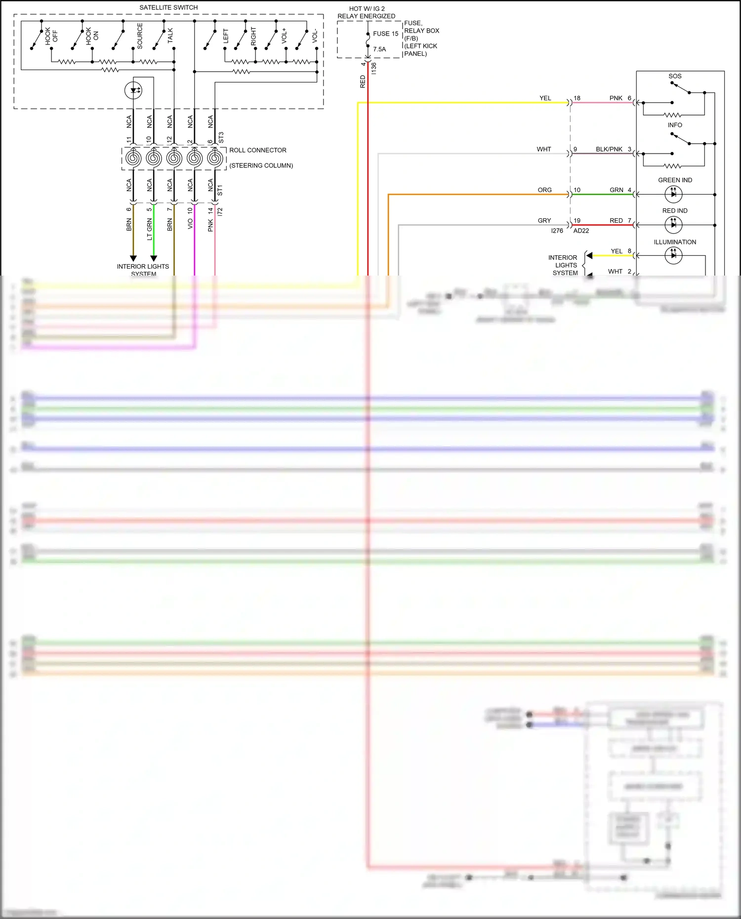 Subaru Legacy BN/BS facelift (2017-2020) computer data lines system wiring diagram  (47 of 77)