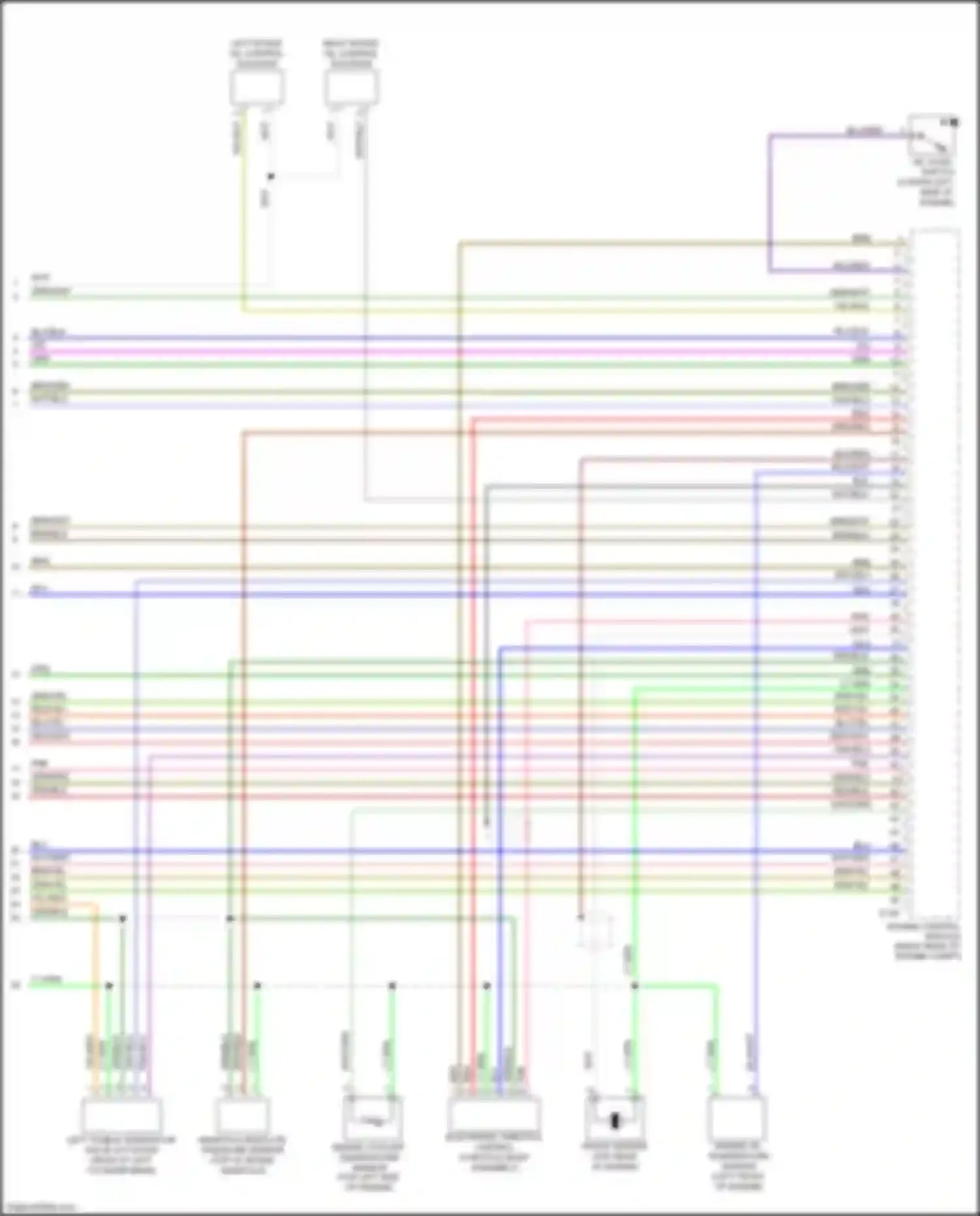 Legacy Subaru BN/BS (2014-2017): Wiring diagram engine performance 2.5l (5 of 5)