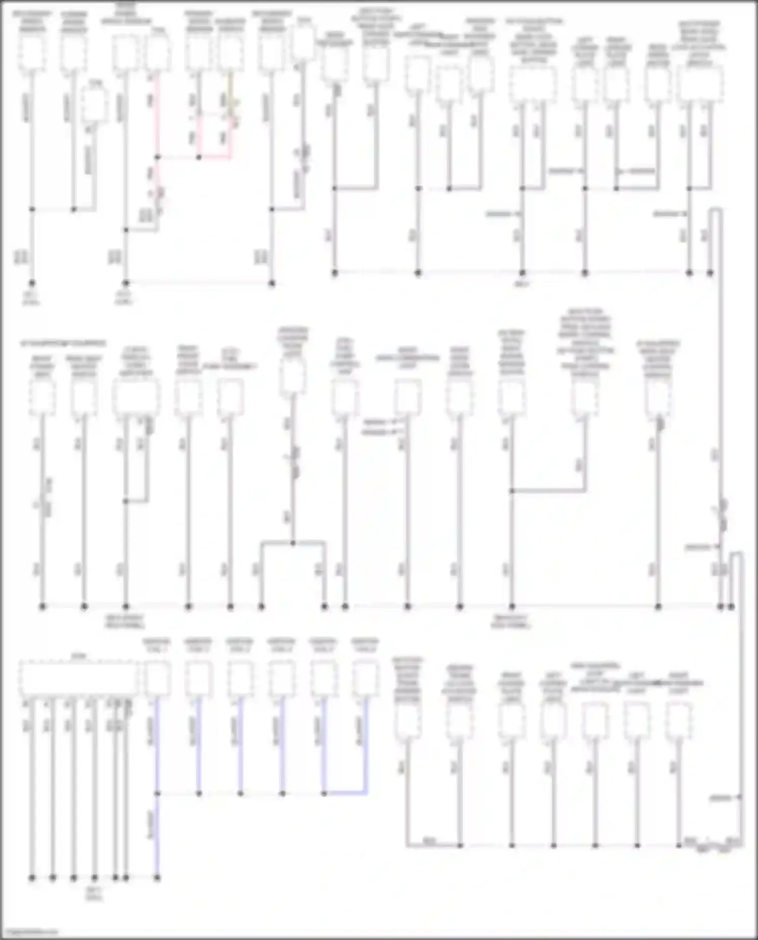 Legacy Subaru BN/BS (2014-2017): Ground distribution circuit (4 of 4)