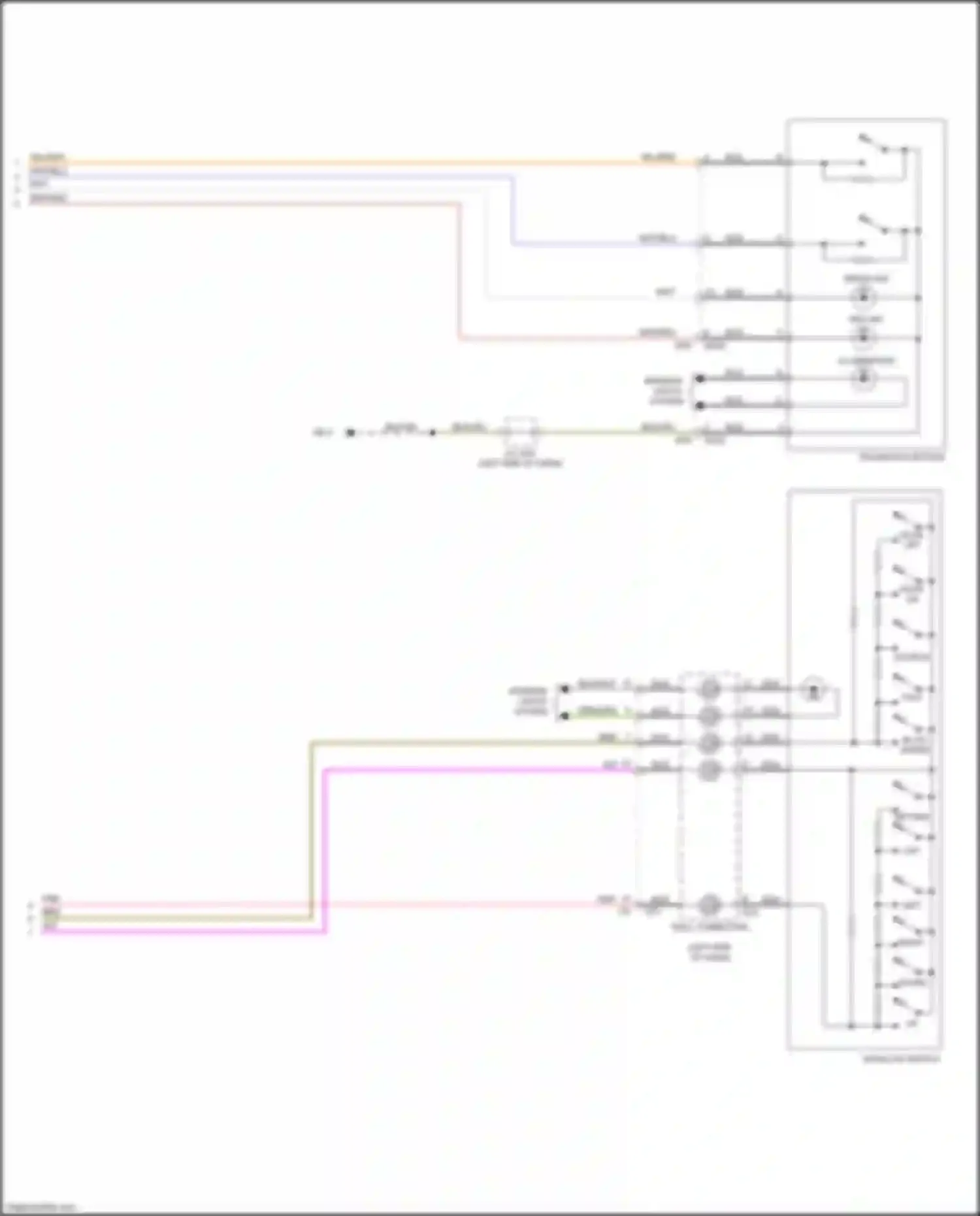 Legacy Subaru BN/BS (2014-2017): Navigation circuit, w/o amplifier (3 of 3)
