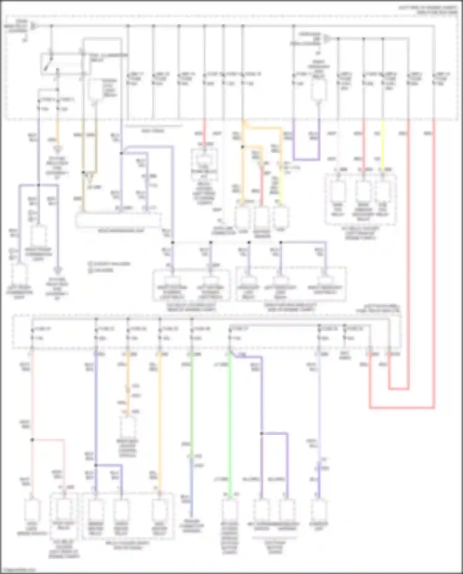 Legacy Subaru BN/BS (2014-2017): Power distribution circuit (3 of 8)