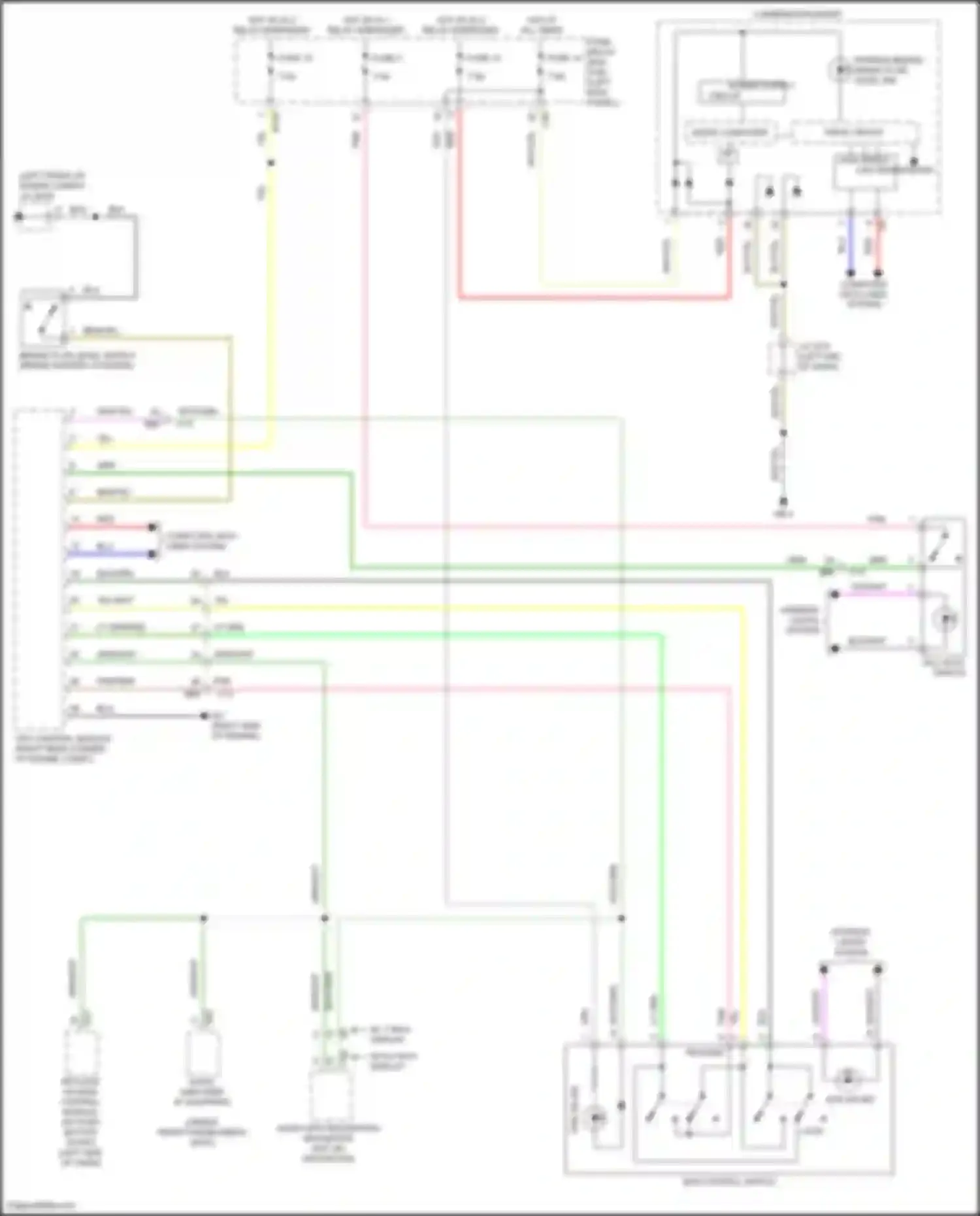 Legacy Subaru BN/BS (2014-2017): Park brake release circuit