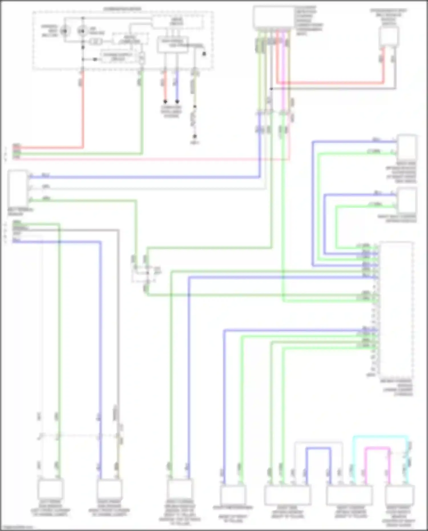Legacy Subaru BN/BS (2014-2017): Supplemental restraints circuit (2 of 2)