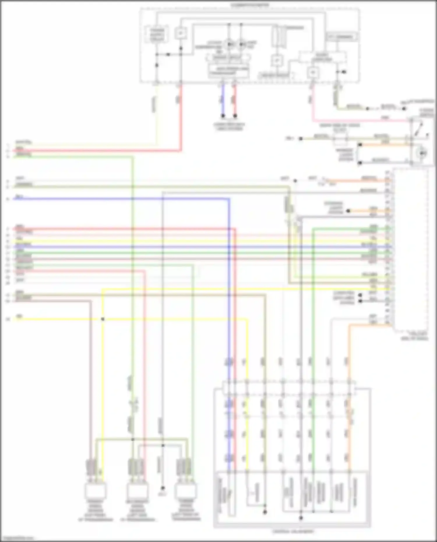 Legacy Subaru BN/BS (2014-2017): 2.5l, transmission circuit (2 of 2)